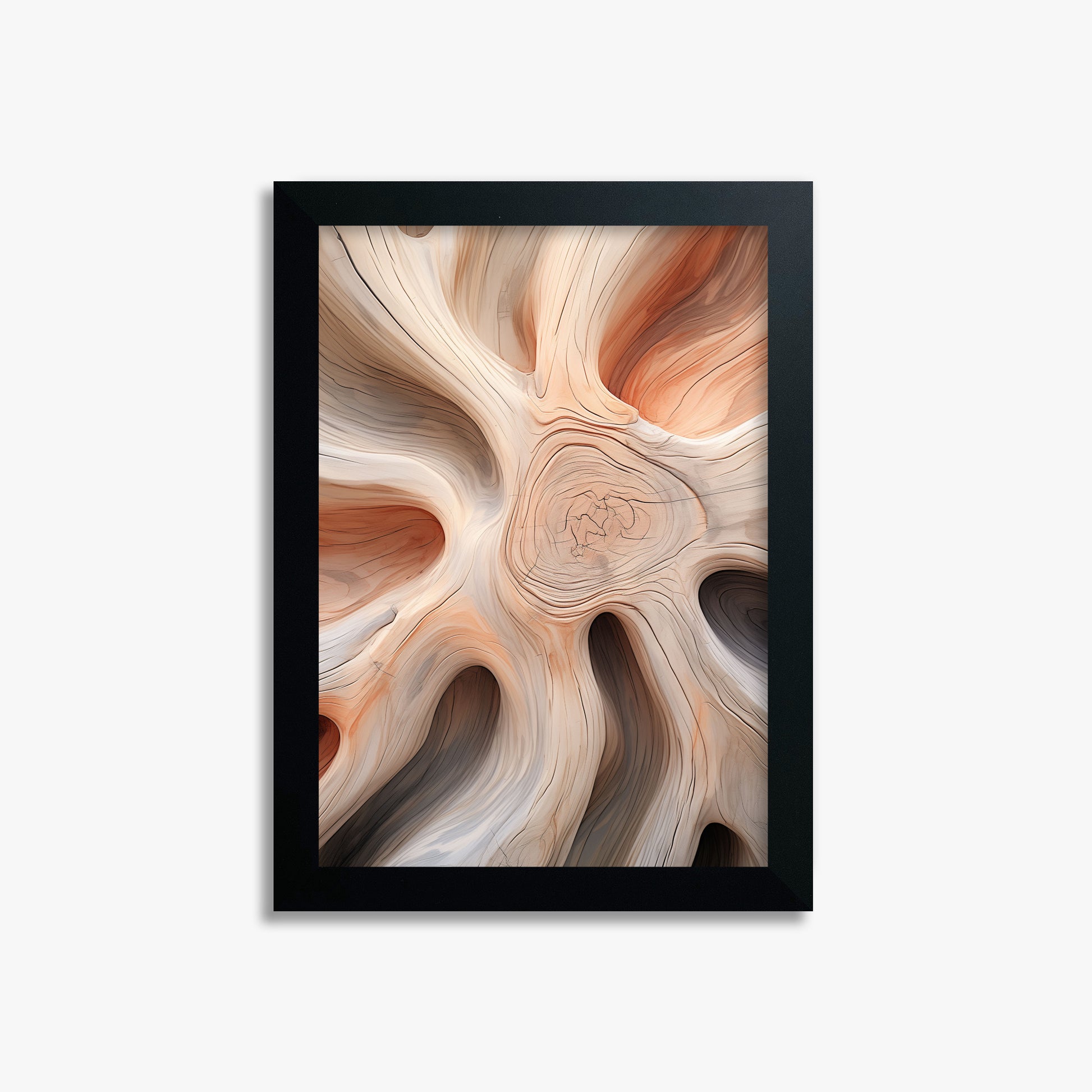Rustic Twist, 21x30cm Framed Poster With Black Frame