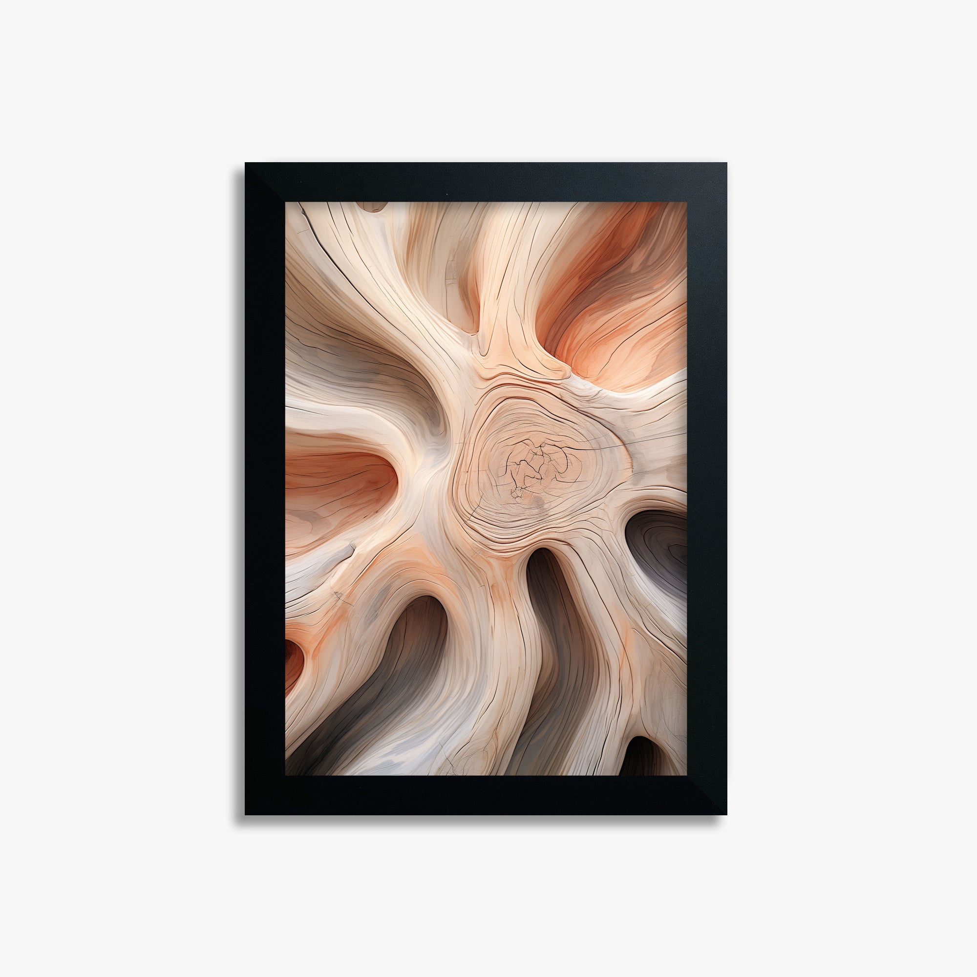 Rustic Twist, 21x30cm Framed Poster With Black Frame