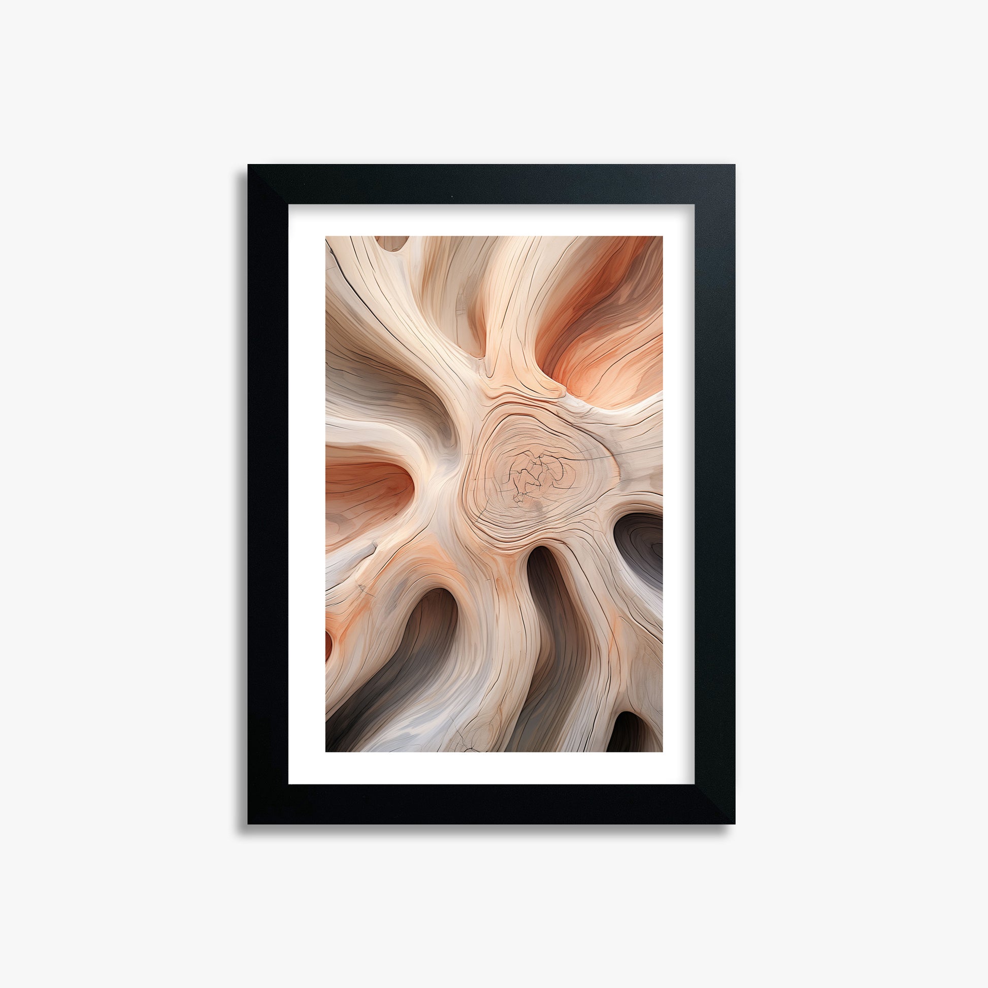 Rustic Twist, 21x30cm Framed Poster With Black Frame