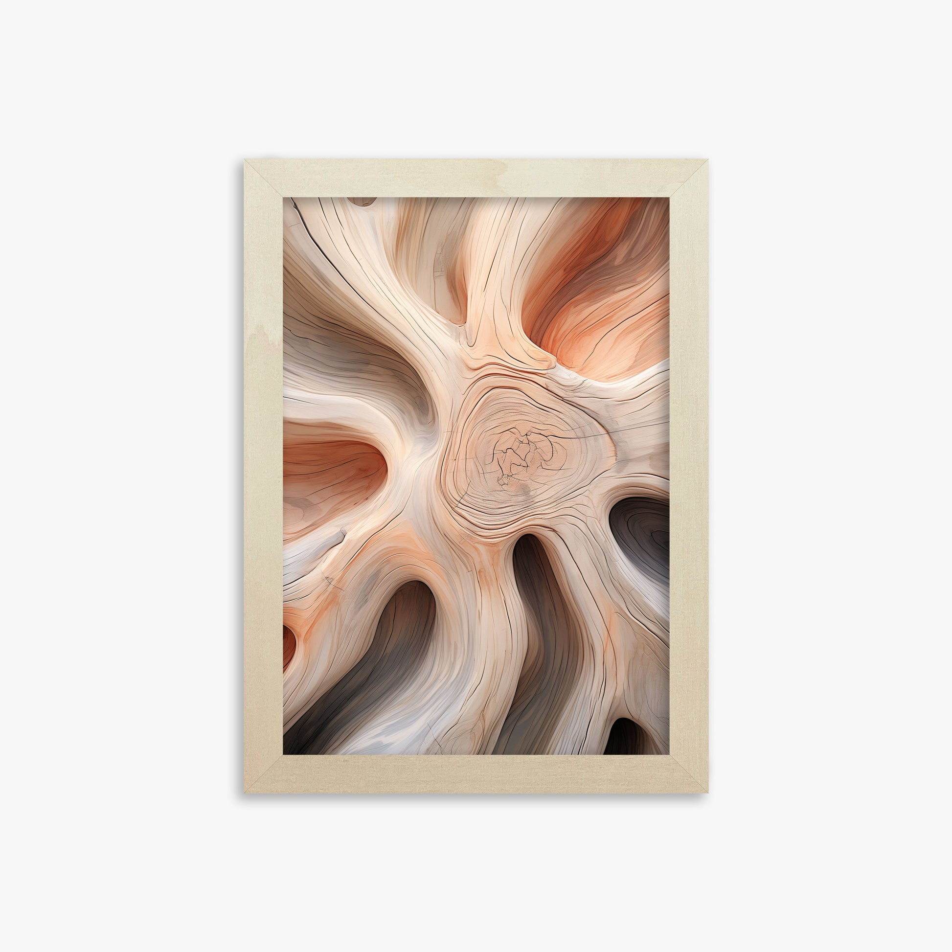 Rustic Twist, 21x30cm Framed Poster With Lime Wood Frame