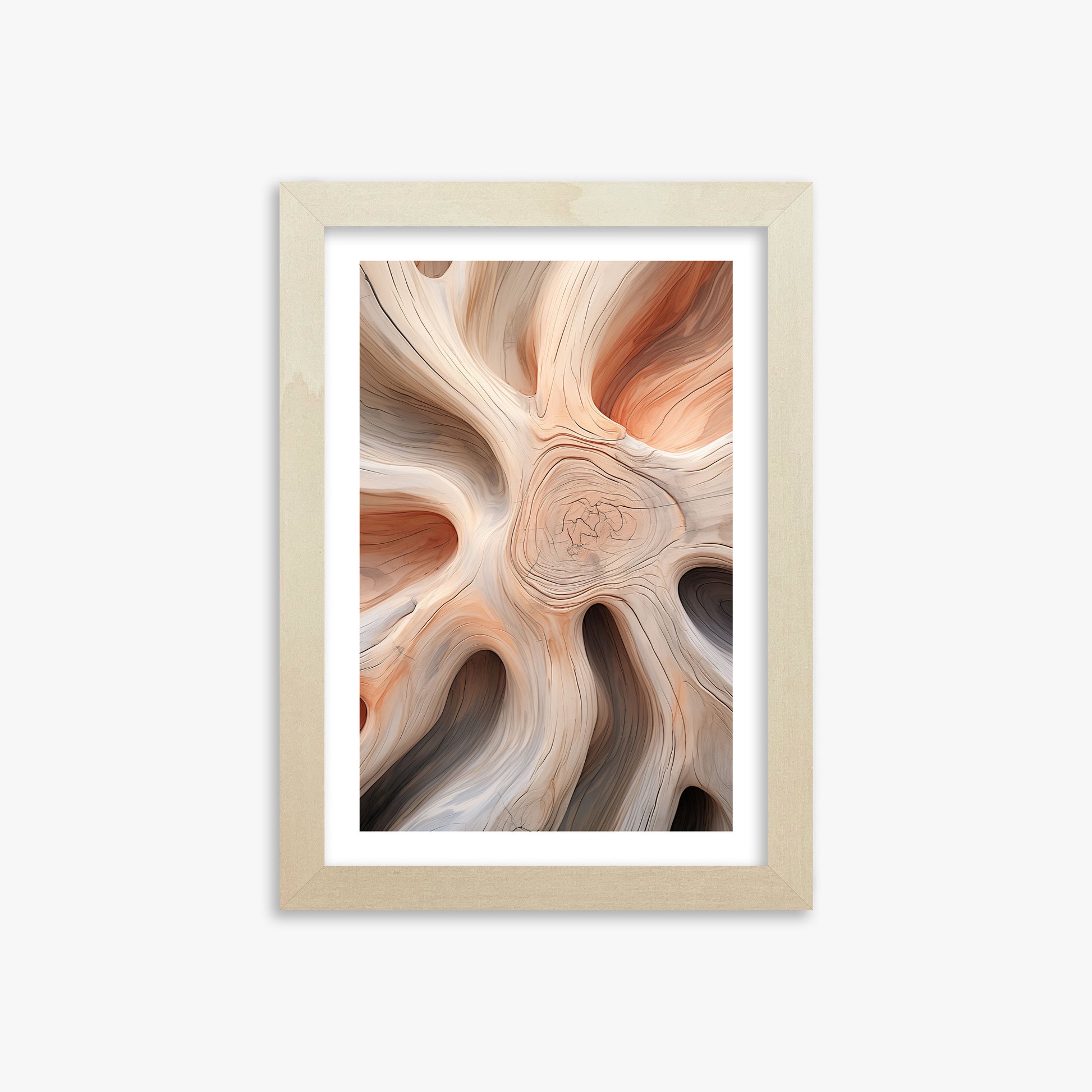 Rustic Twist, 21x30cm Framed Poster With Lime Wood Frame