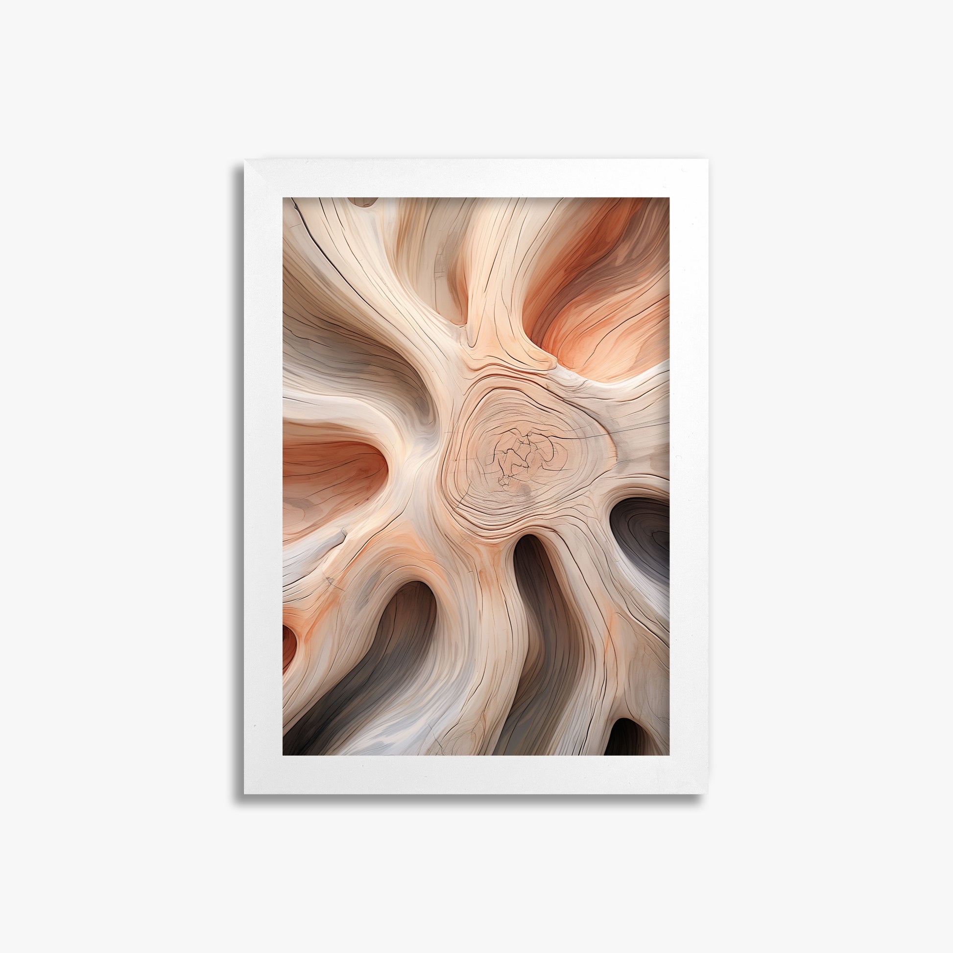 Rustic Twist, 21x30cm Framed Poster With White Frame