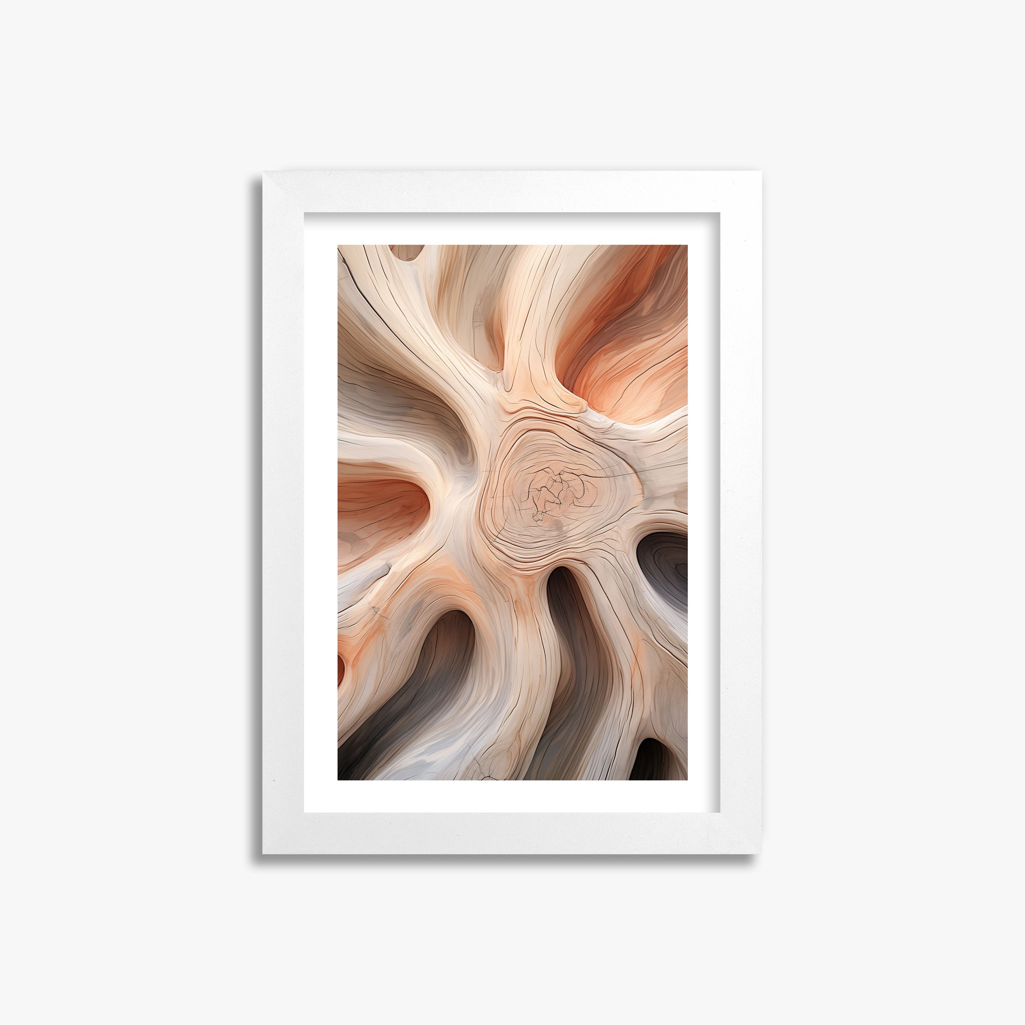 Rustic Twist, 21x30cm Framed Poster With White Frame