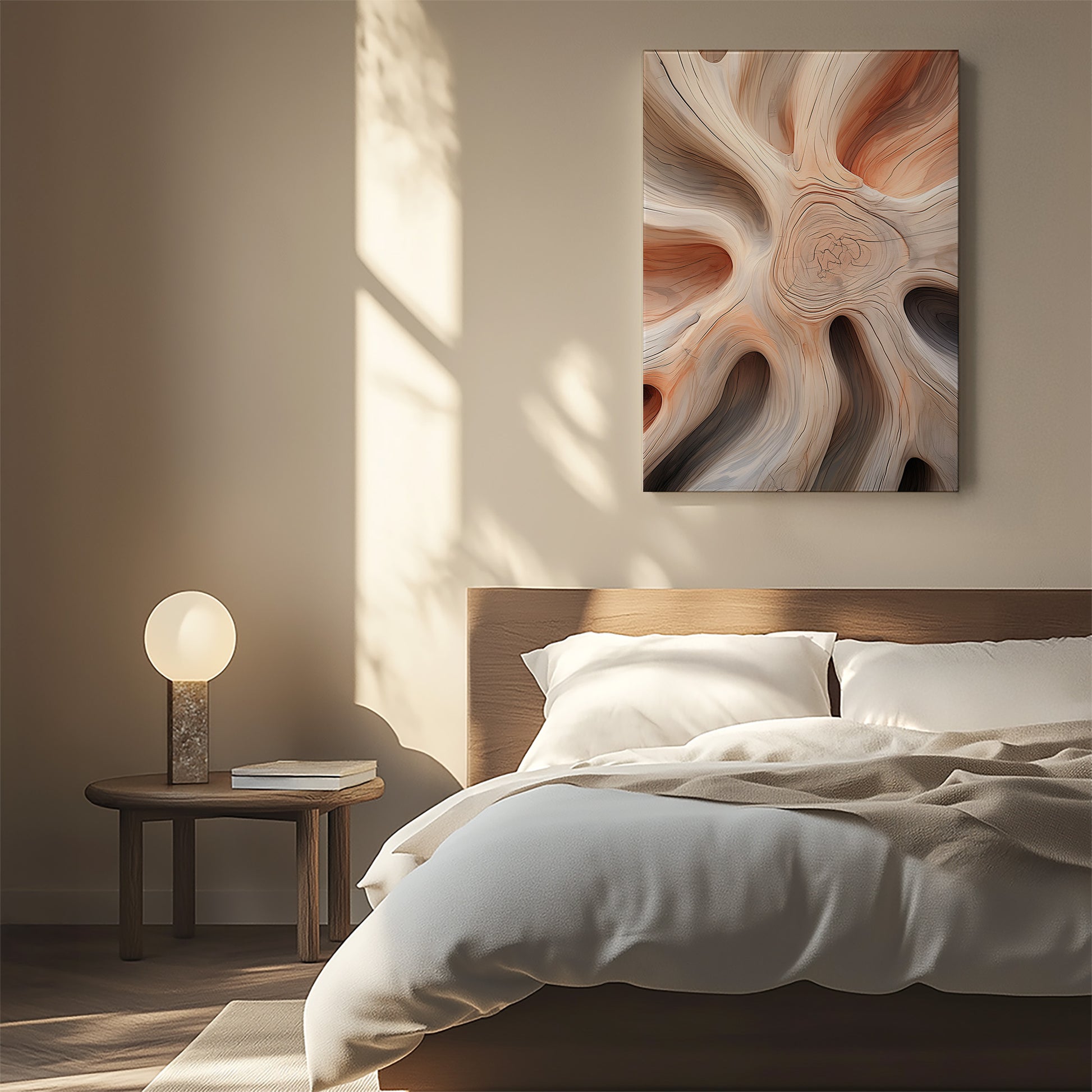 Design Concept No. 55 for Rustic Twist Modern Satin Canvas Poster Art