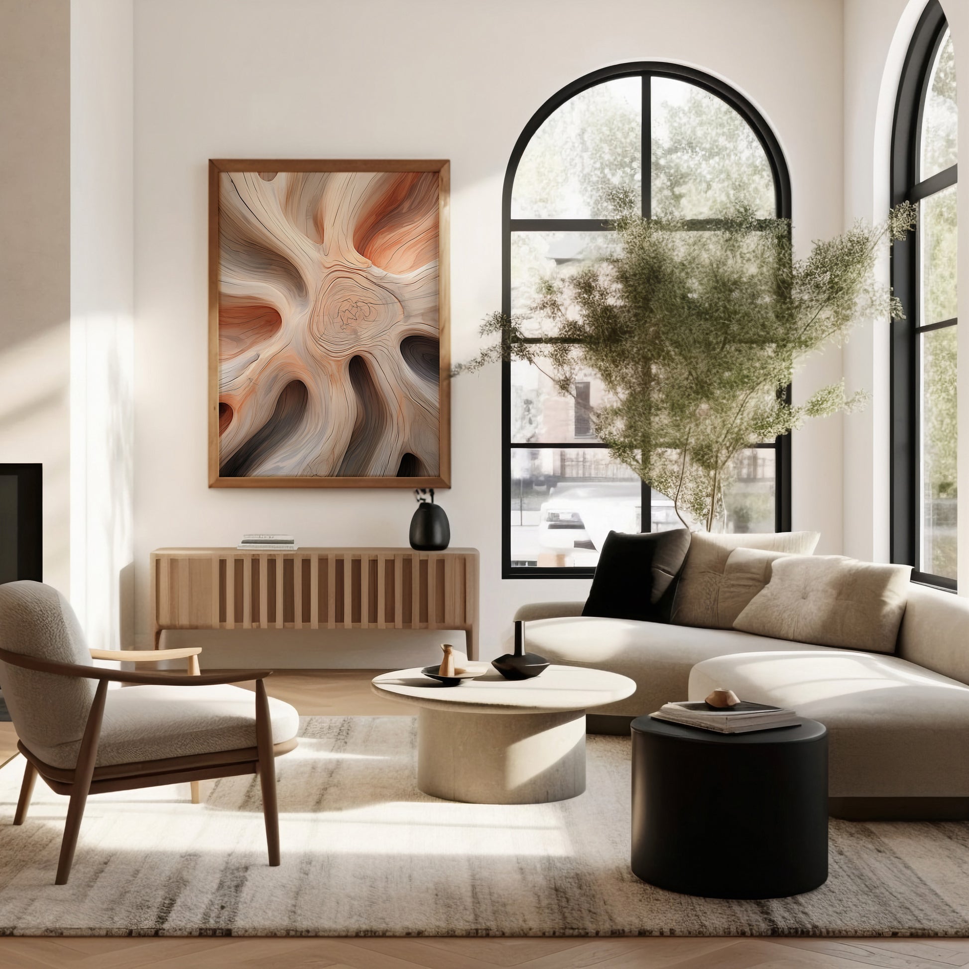 Design Concept No. 40 for Rustic Twist Modern Poster Art