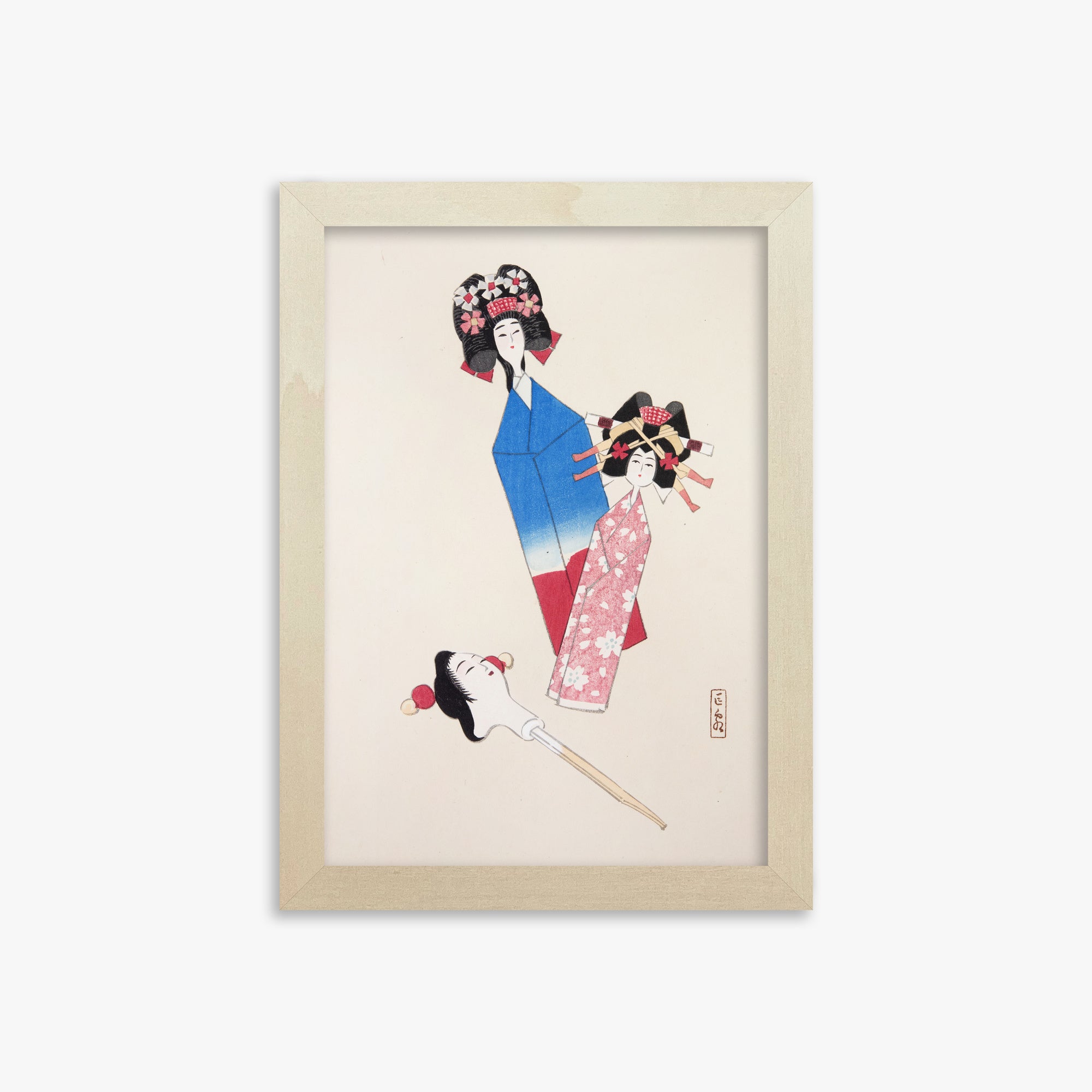 Kyosen's Collected Illustrations of Japanese Toys Nr. 1 ("Ensemble di bambole giapponesi")