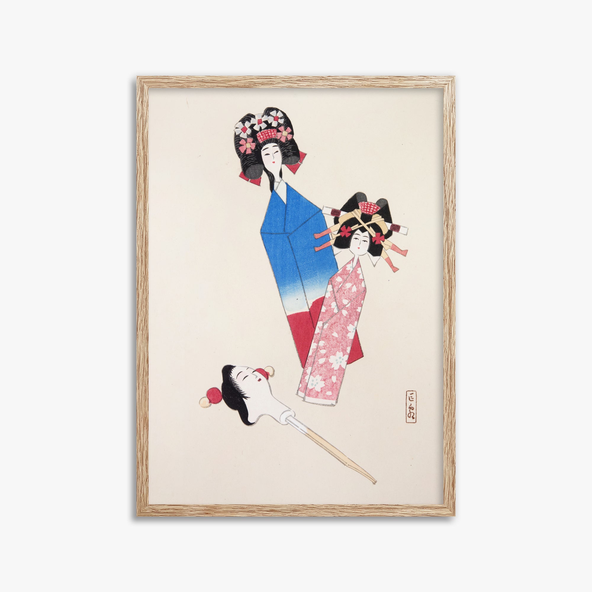 Kyosen's Collected Illustrations of Japanese Toys Nr. 1 ("Ensemble di bambole giapponesi")