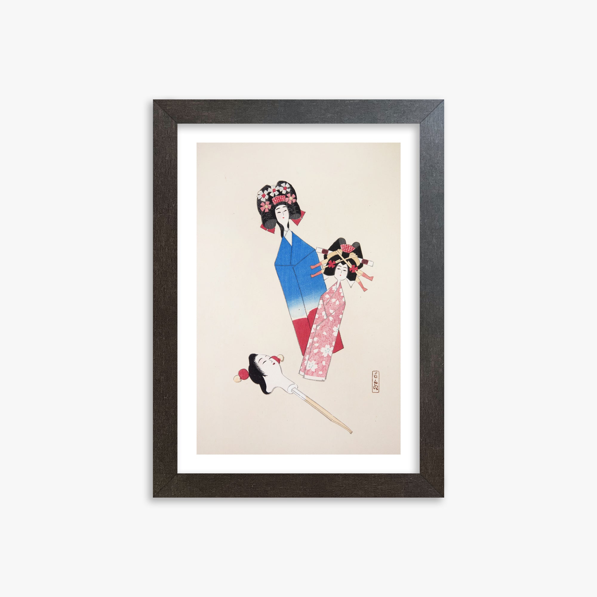 Kyosen's Collected Illustrations of Japanese Toys Nr. 1 ("Ensemble di bambole giapponesi")
