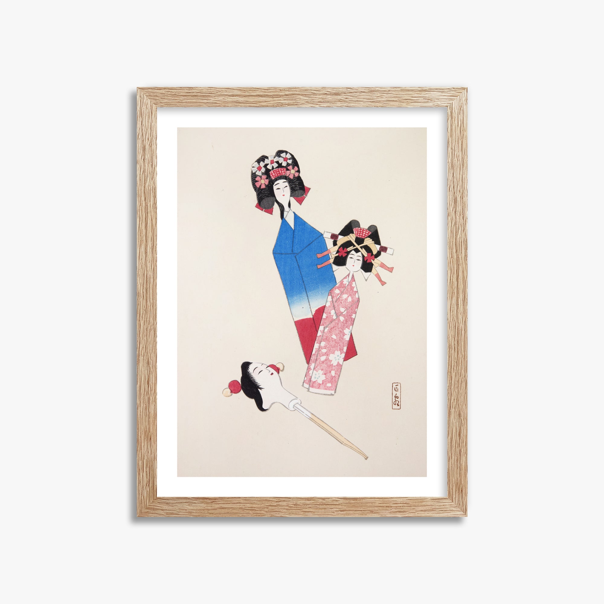 Kyosen's Collected Illustrations of Japanese Toys Nr. 1 ("Ensemble di bambole giapponesi")