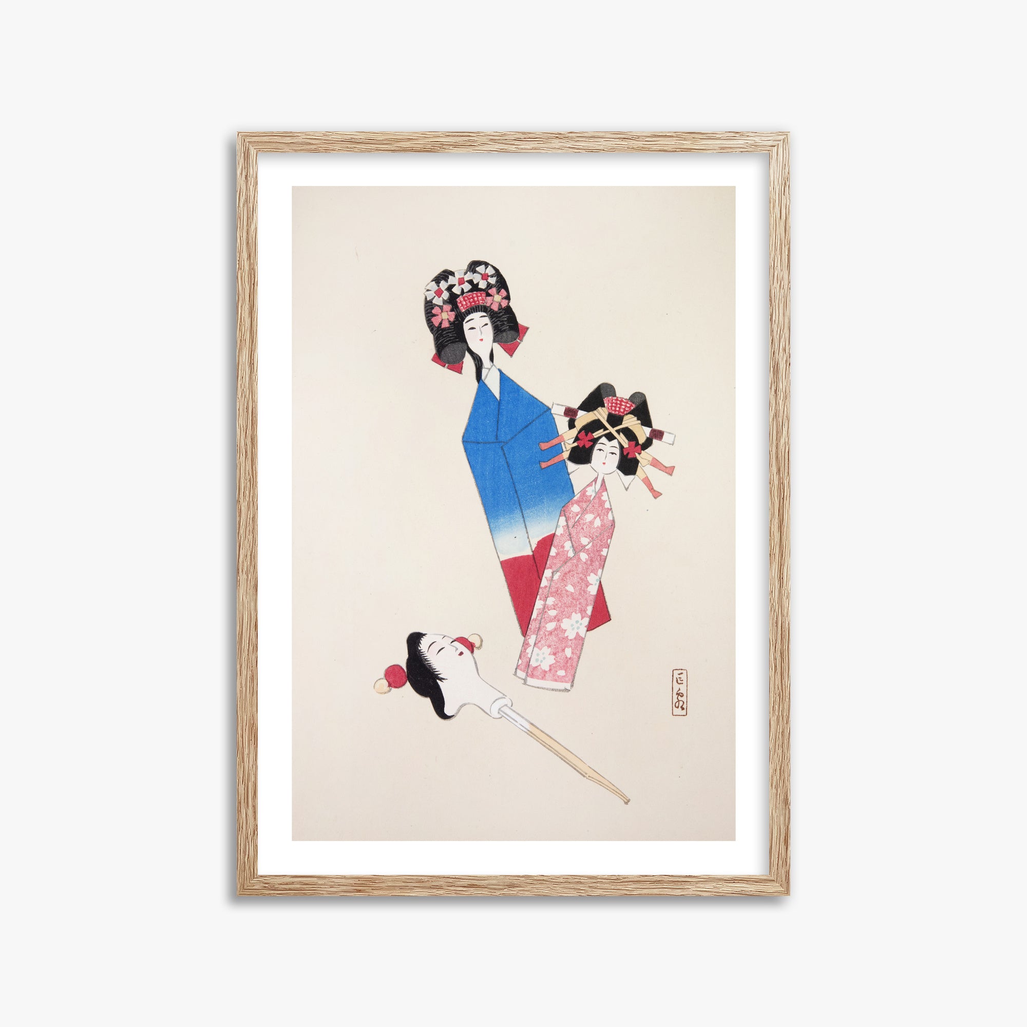 Kyosen's Collected Illustrations of Japanese Toys Nr. 1 ("Ensemble di bambole giapponesi")