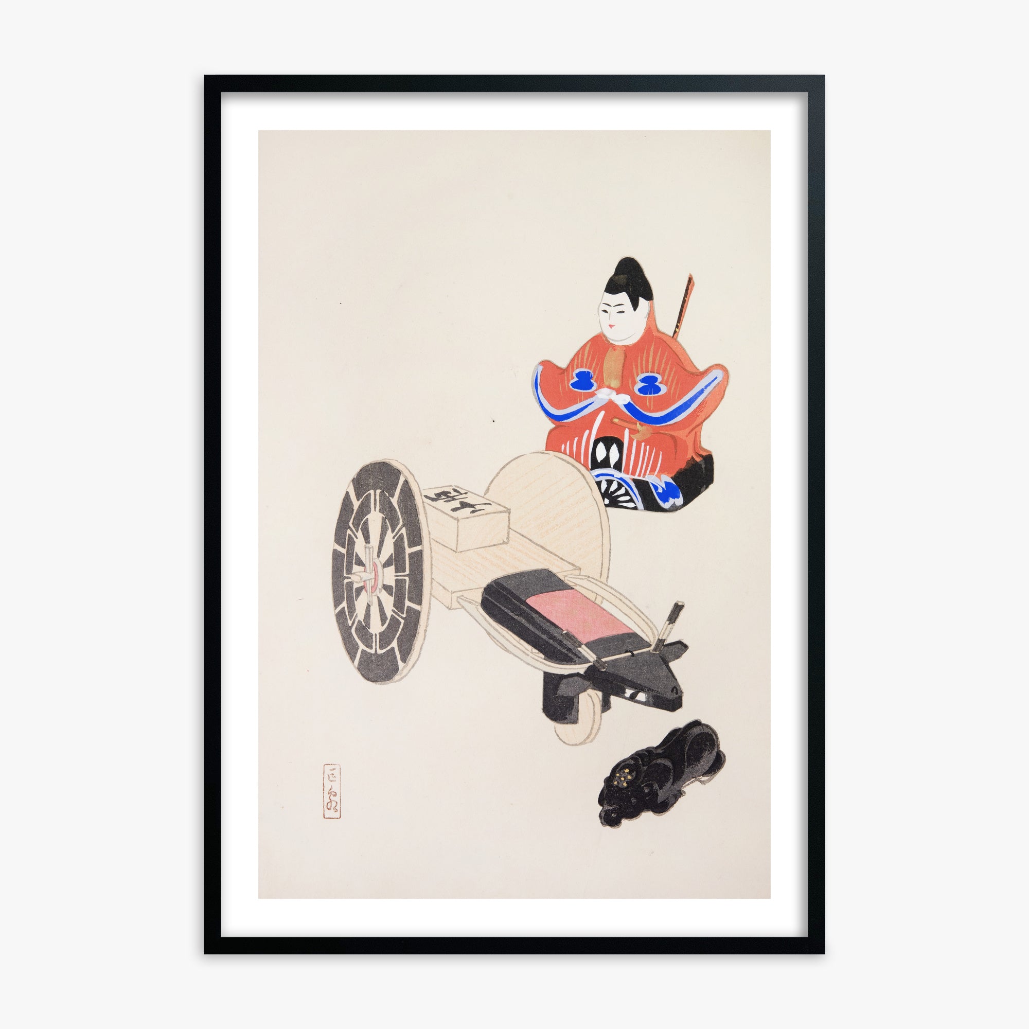 Illustrazioni raccolte di Kyosen sui giocattoli giapponesi n. 3 ("Antico giocattolaio")