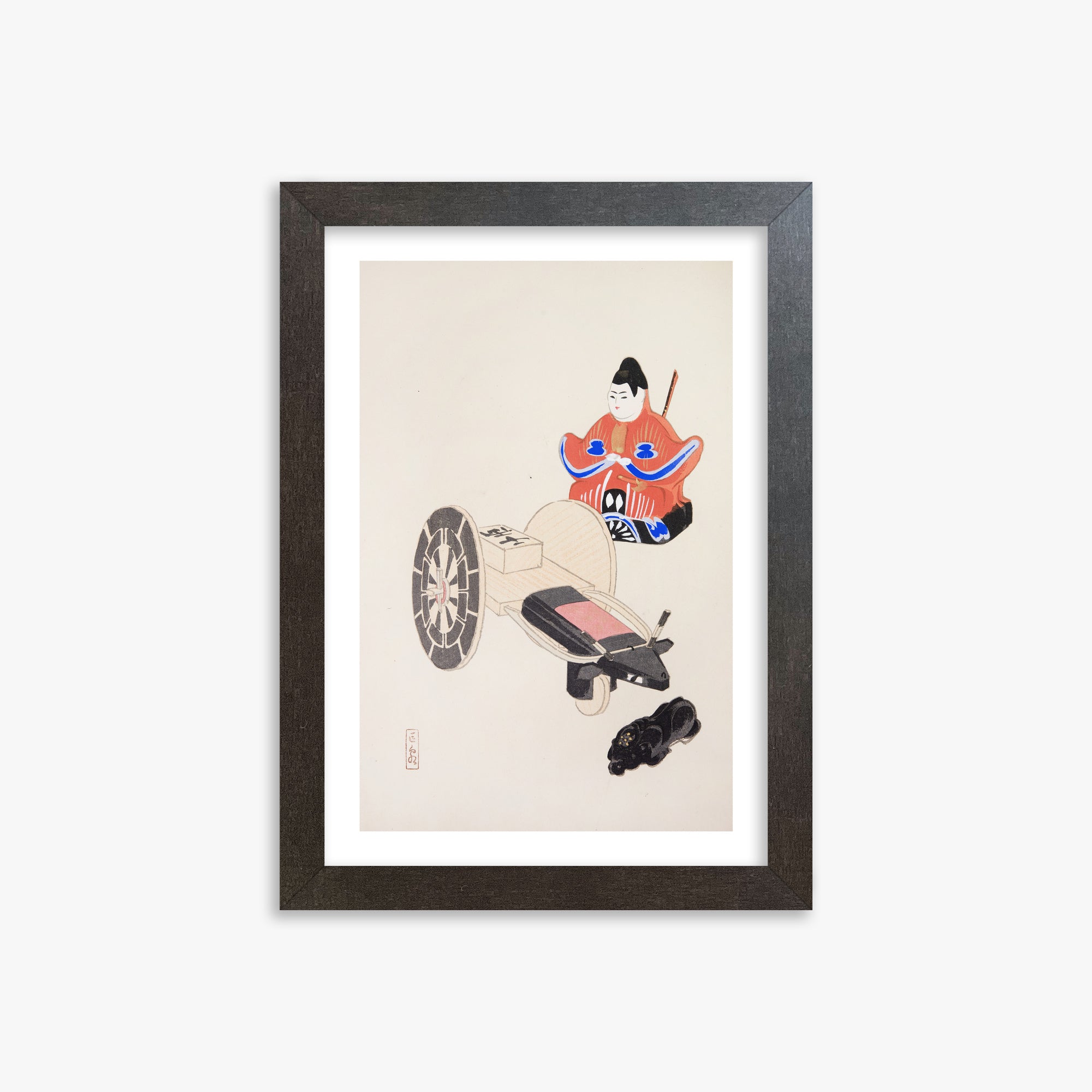 Illustrazioni raccolte di Kyosen sui giocattoli giapponesi n. 3 ("Antico giocattolaio")