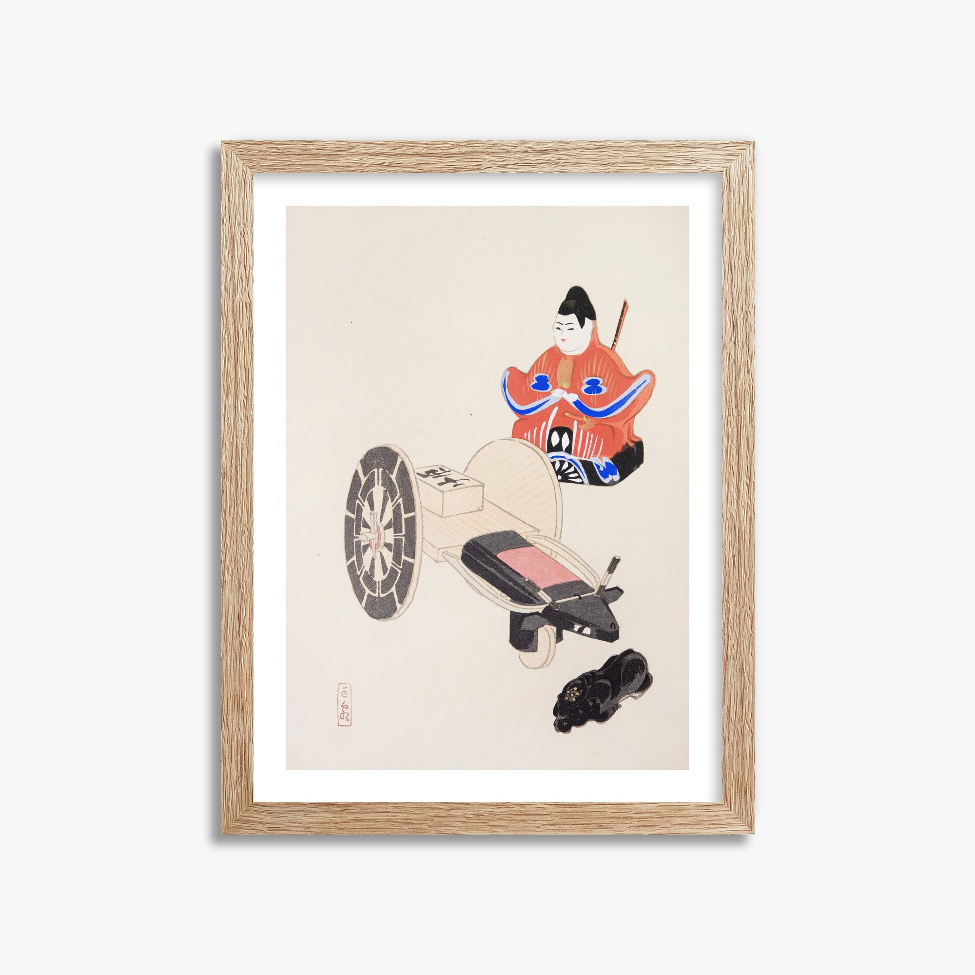 Illustrazioni raccolte di Kyosen sui giocattoli giapponesi n. 3 ("Antico giocattolaio")