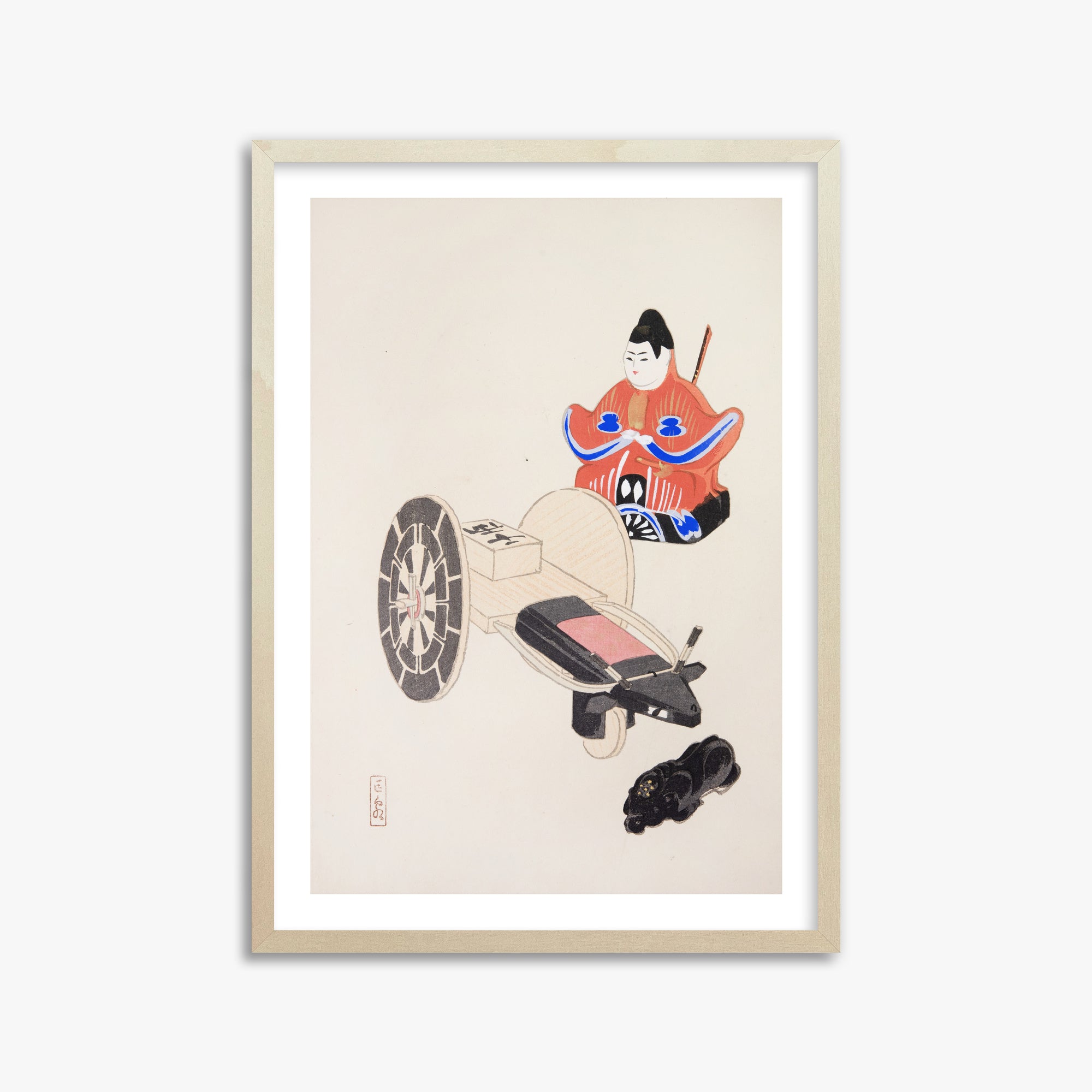 Illustrazioni raccolte di Kyosen sui giocattoli giapponesi n. 3 ("Antico giocattolaio")