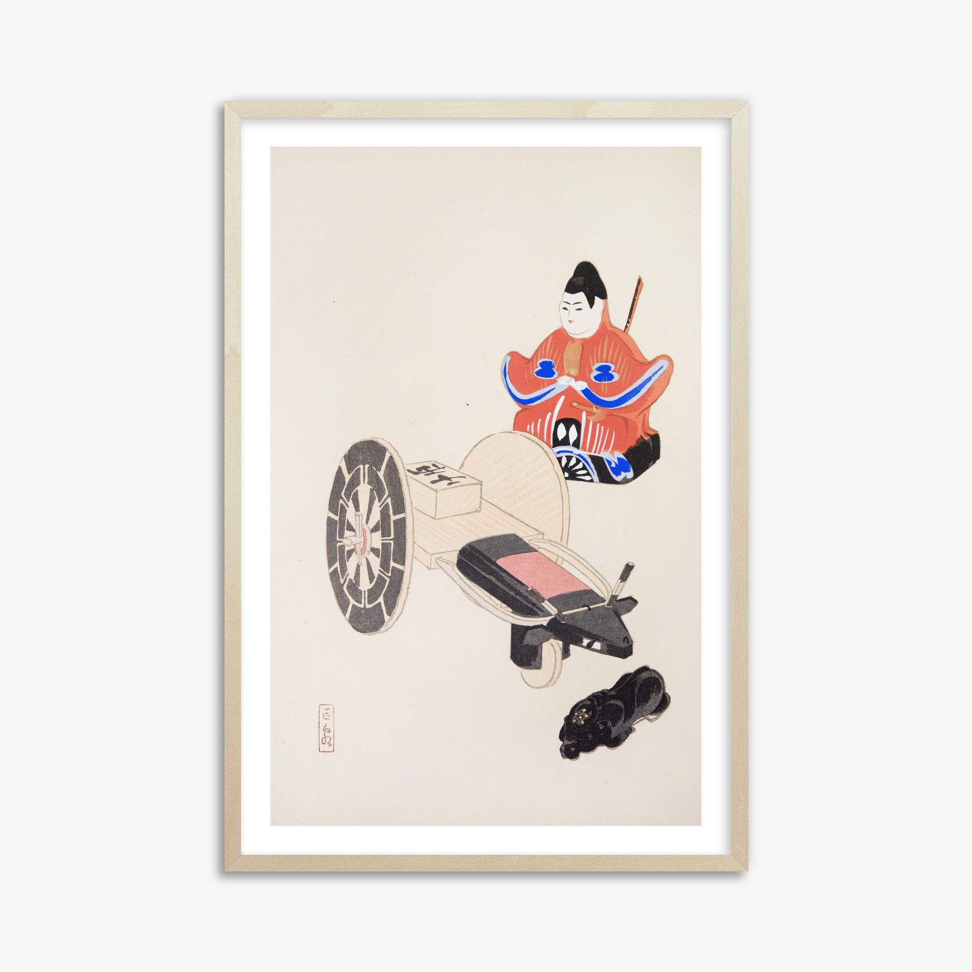Illustrazioni raccolte di Kyosen sui giocattoli giapponesi n. 3 ("Antico giocattolaio")