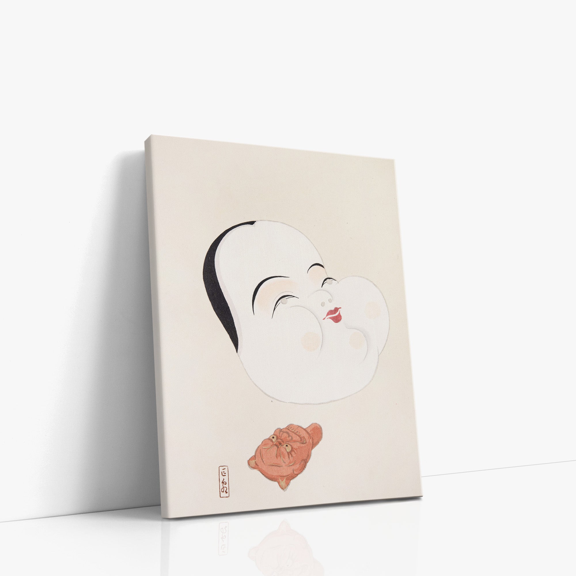 Kyosen’s Collected Illustrations of Japanese Toys Nr. 4 ("Joyful Spirit Mask")