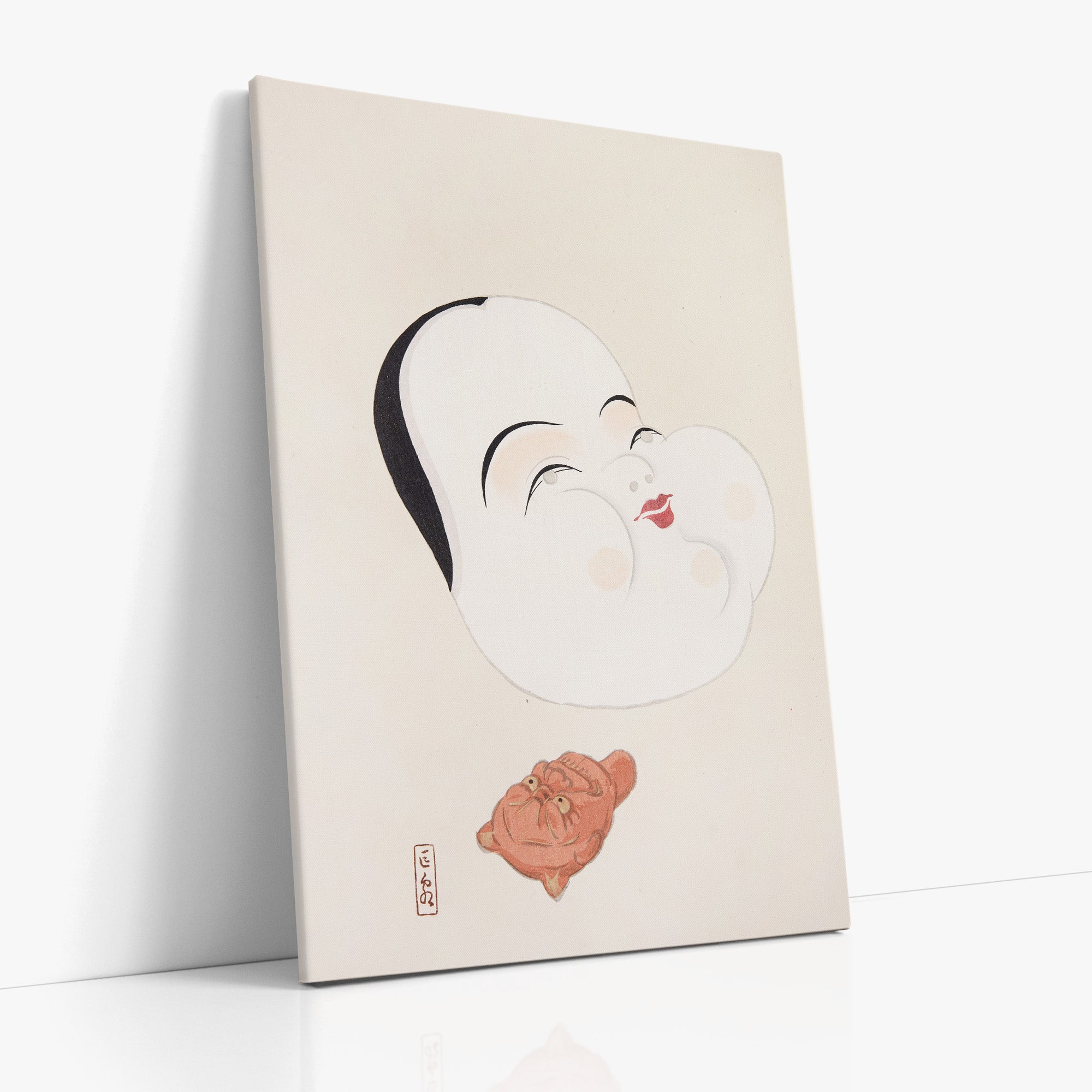 Kyosen’s Collected Illustrations of Japanese Toys Nr. 4 ("Joyful Spirit Mask")