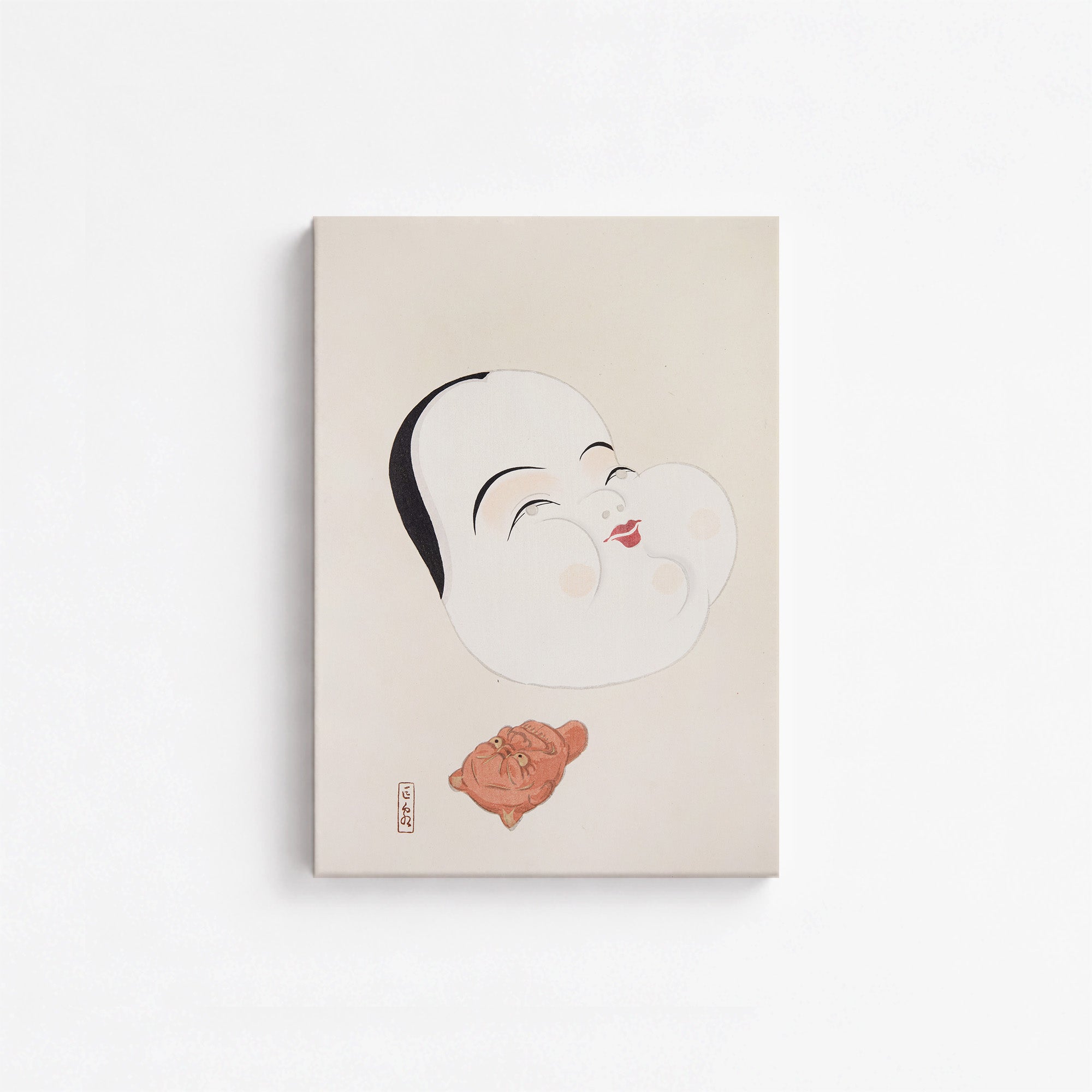 Kyosen’s Collected Illustrations of Japanese Toys Nr. 4 ("Joyful Spirit Mask")