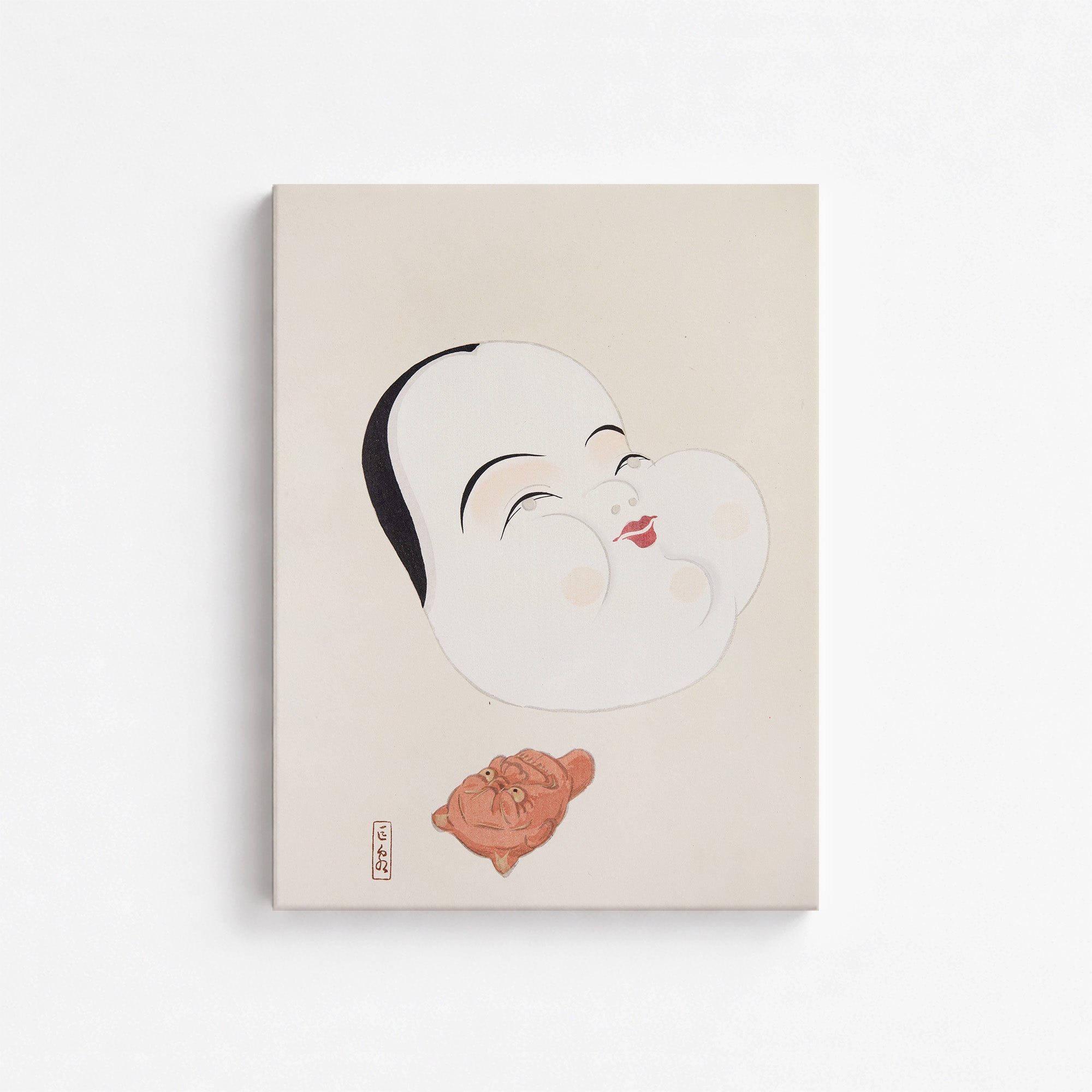 Kyosen’s Collected Illustrations of Japanese Toys Nr. 4 ("Joyful Spirit Mask")