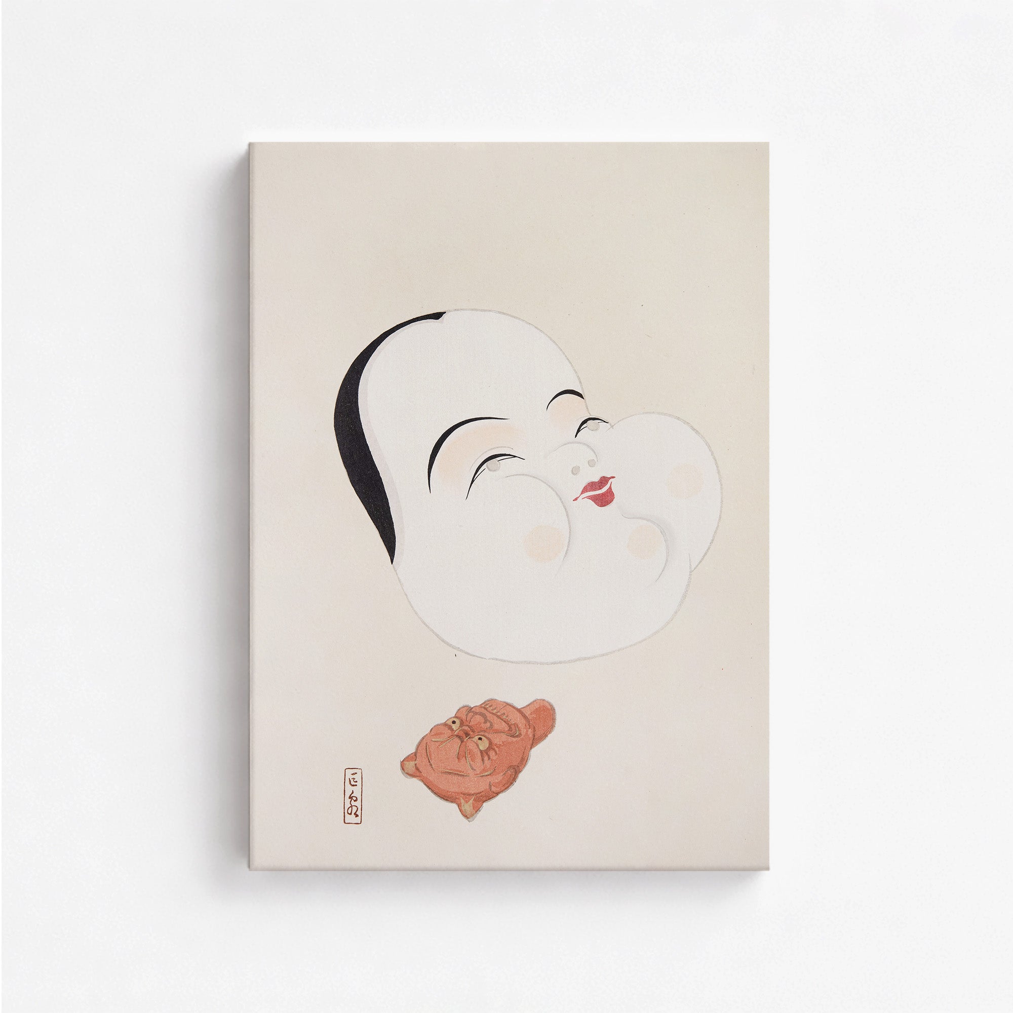 Kyosen’s Collected Illustrations of Japanese Toys Nr. 4 ("Joyful Spirit Mask")