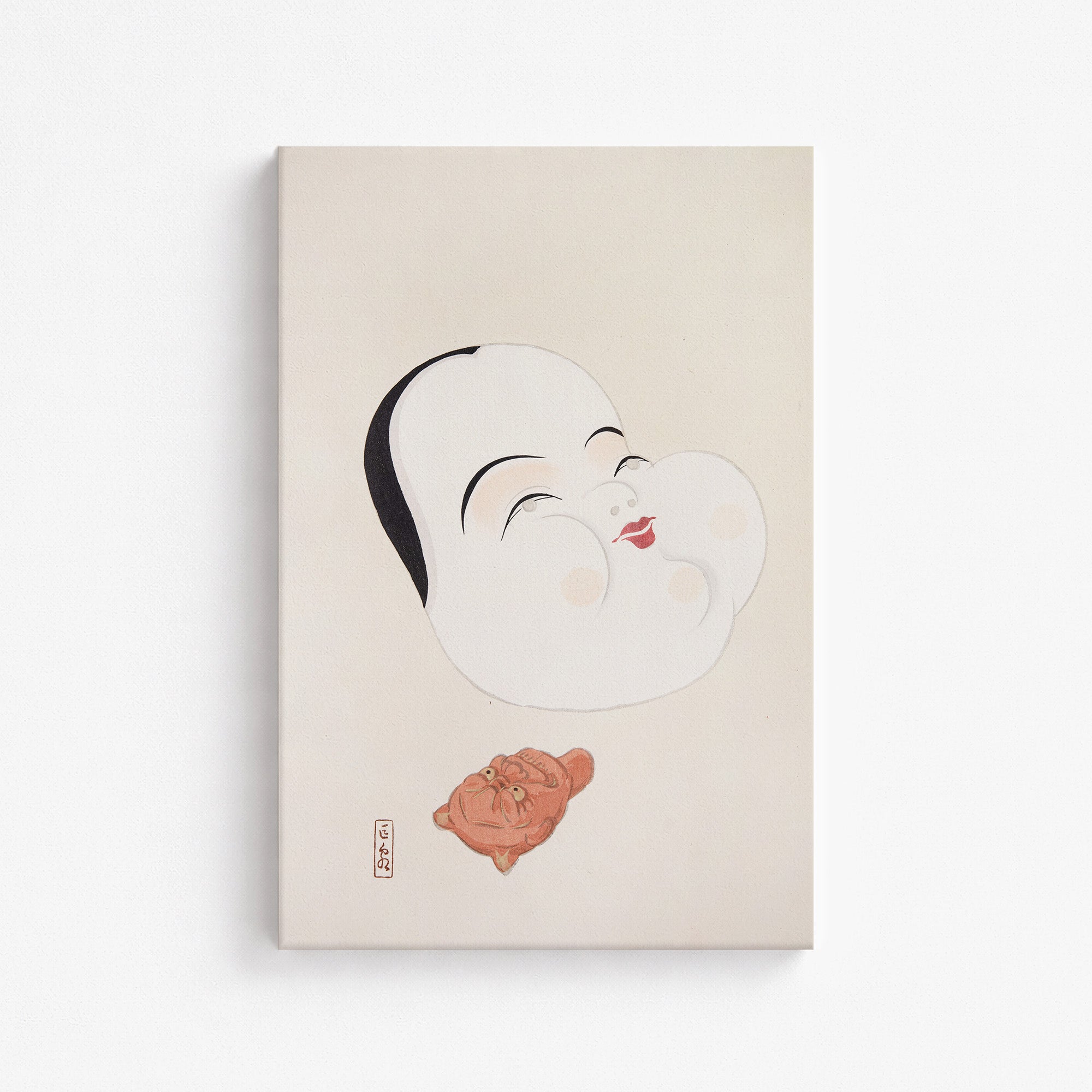 Kyosen’s Collected Illustrations of Japanese Toys Nr. 4 ("Joyful Spirit Mask")