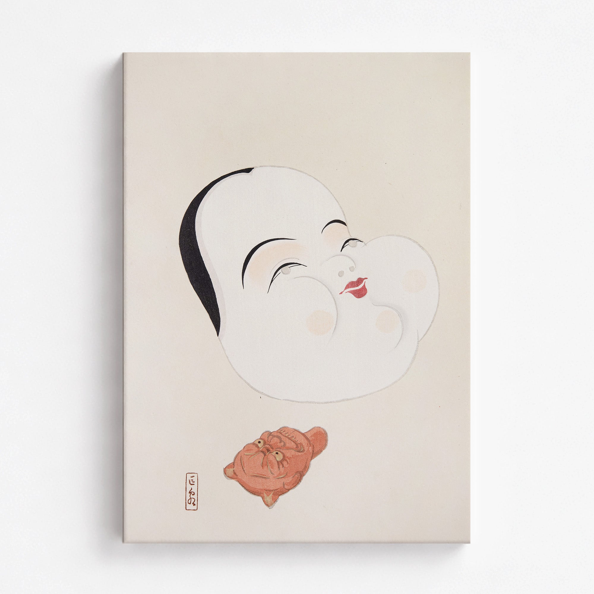 Kyosen’s Collected Illustrations of Japanese Toys Nr. 4 ("Joyful Spirit Mask")