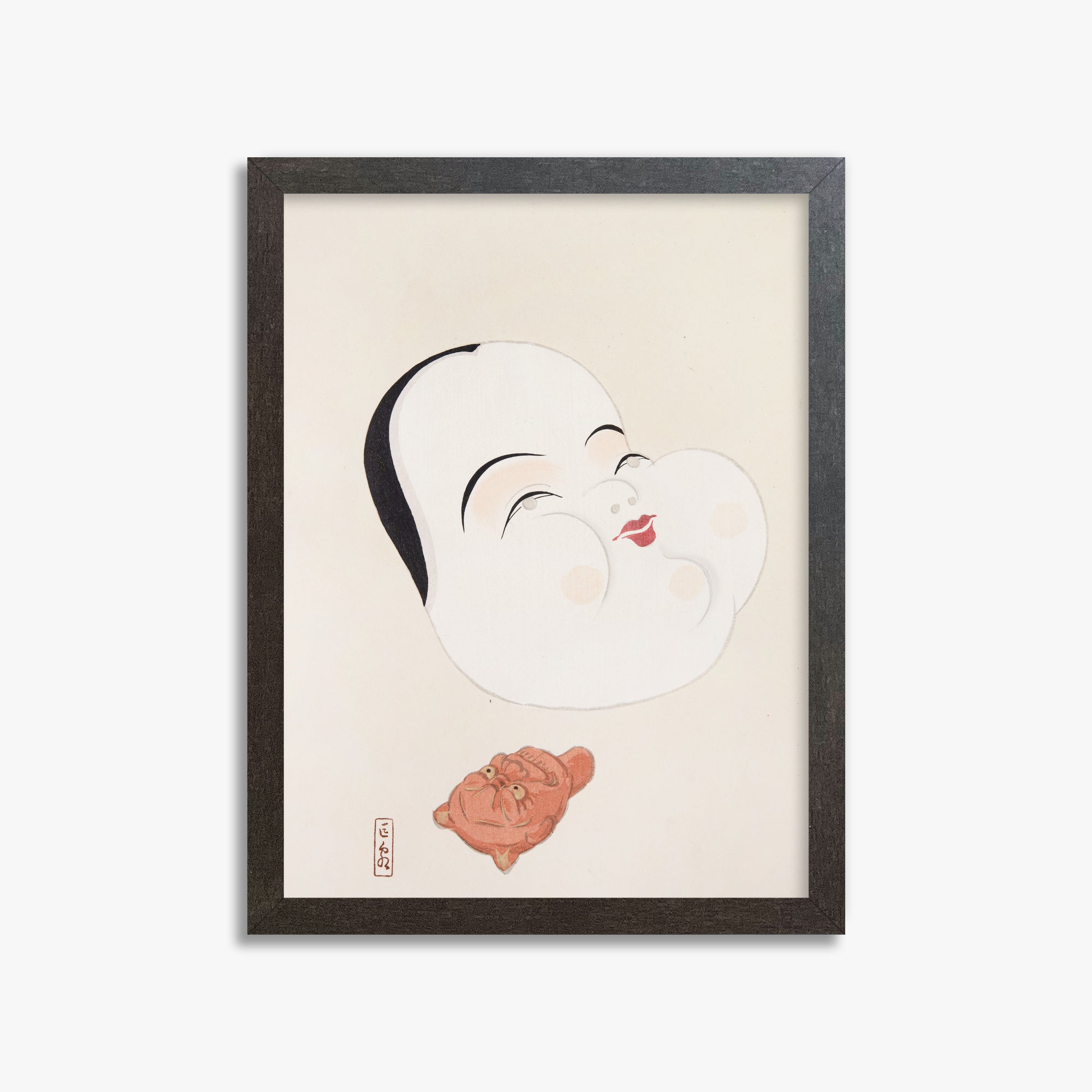 Kyosen's Collected Illustrations of Japanese Toys Nr. 4 ("Joyful Spirit Mask")