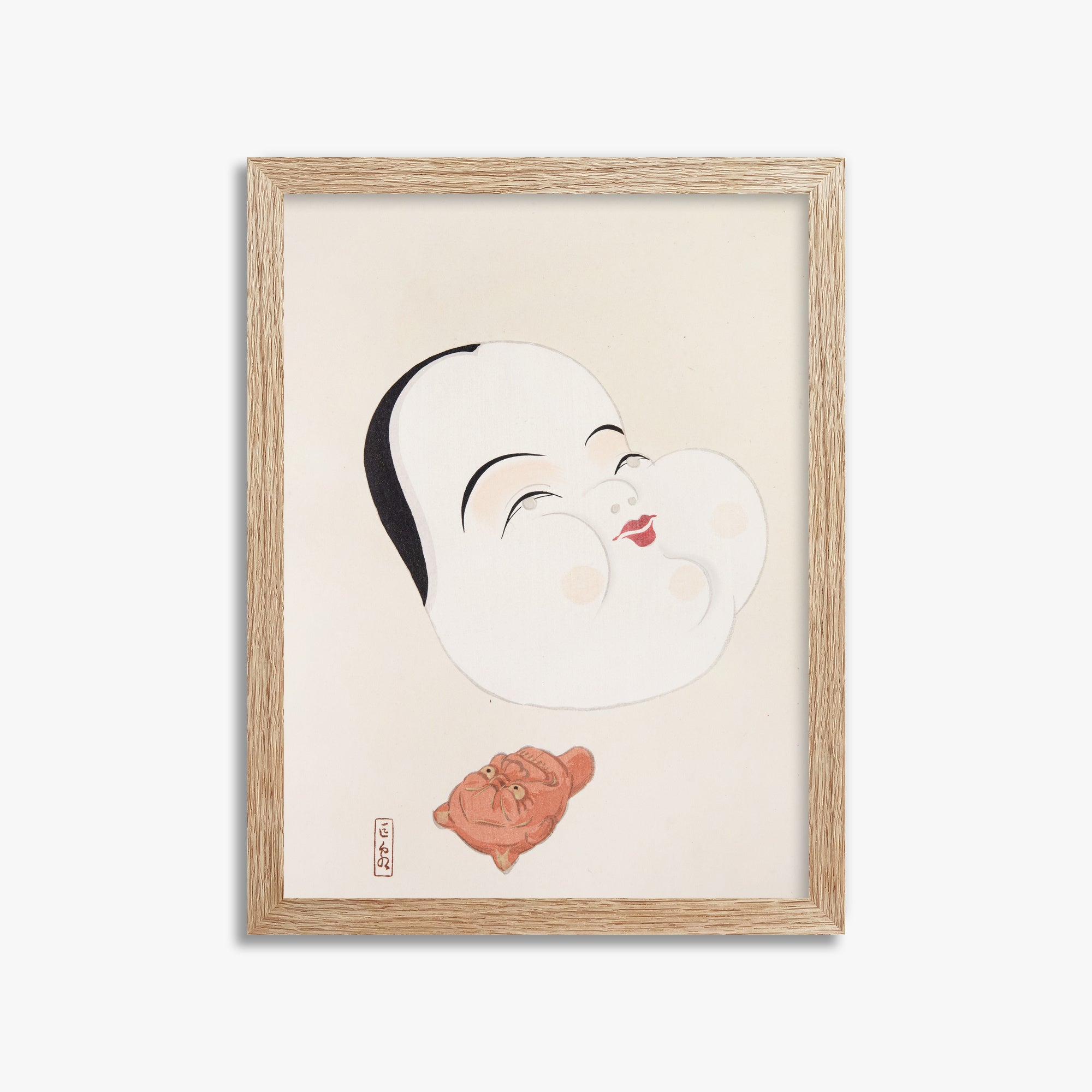 Kyosen's Collected Illustrations of Japanese Toys Nr. 4 ("Joyful Spirit Mask")
