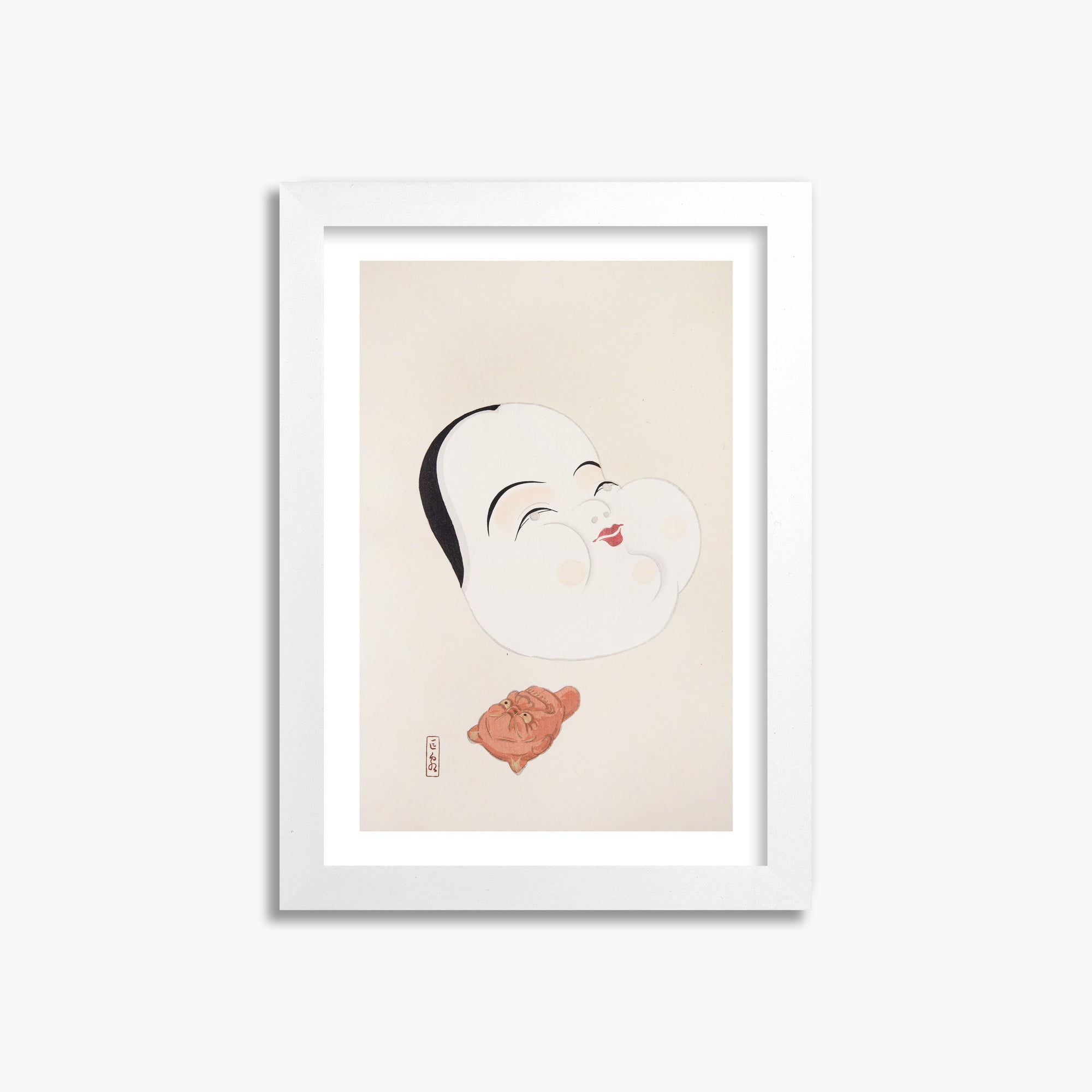 Kyosen's Collected Illustrations of Japanese Toys Nr. 4 ("Joyful Spirit Mask")