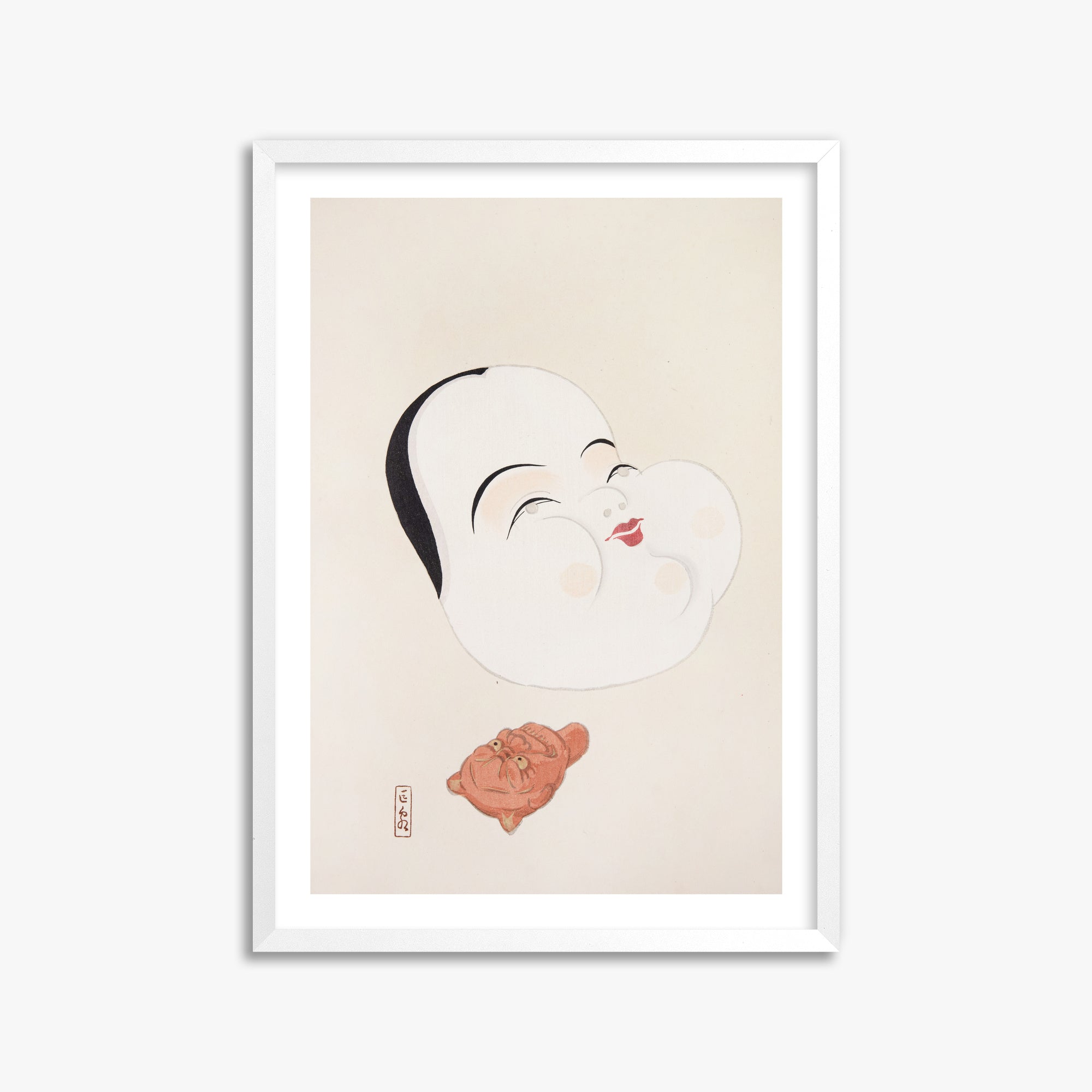 Kyosen's Collected Illustrations of Japanese Toys Nr. 4 ("Joyful Spirit Mask")