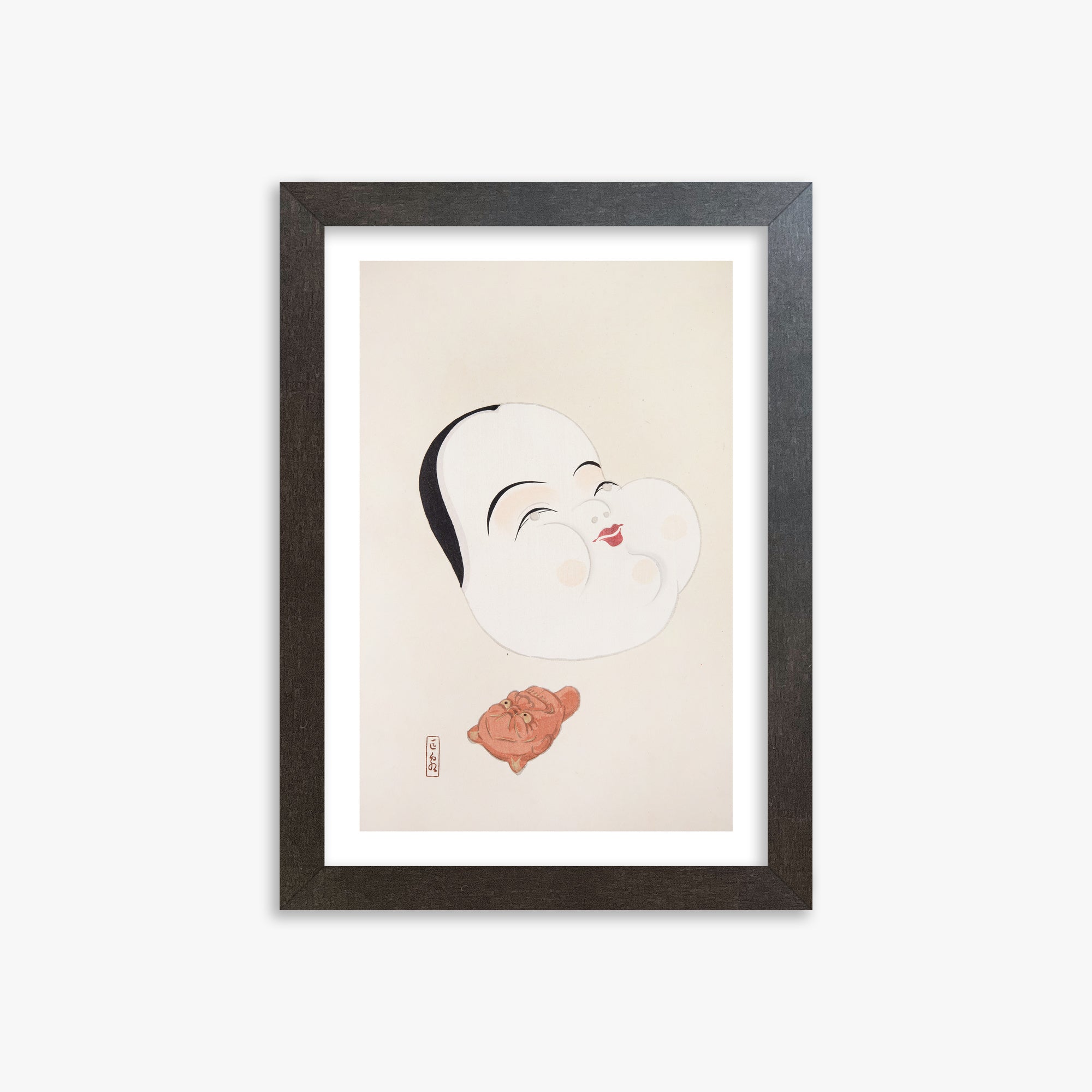 Kyosen's Collected Illustrations of Japanese Toys Nr. 4 ("Joyful Spirit Mask")