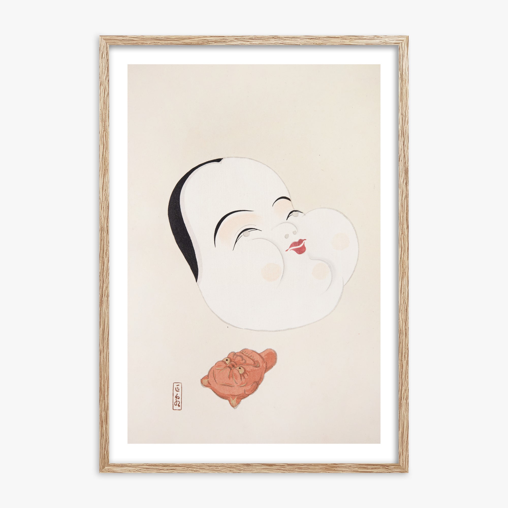 Kyosen's Collected Illustrations of Japanese Toys Nr. 4 ("Joyful Spirit Mask")