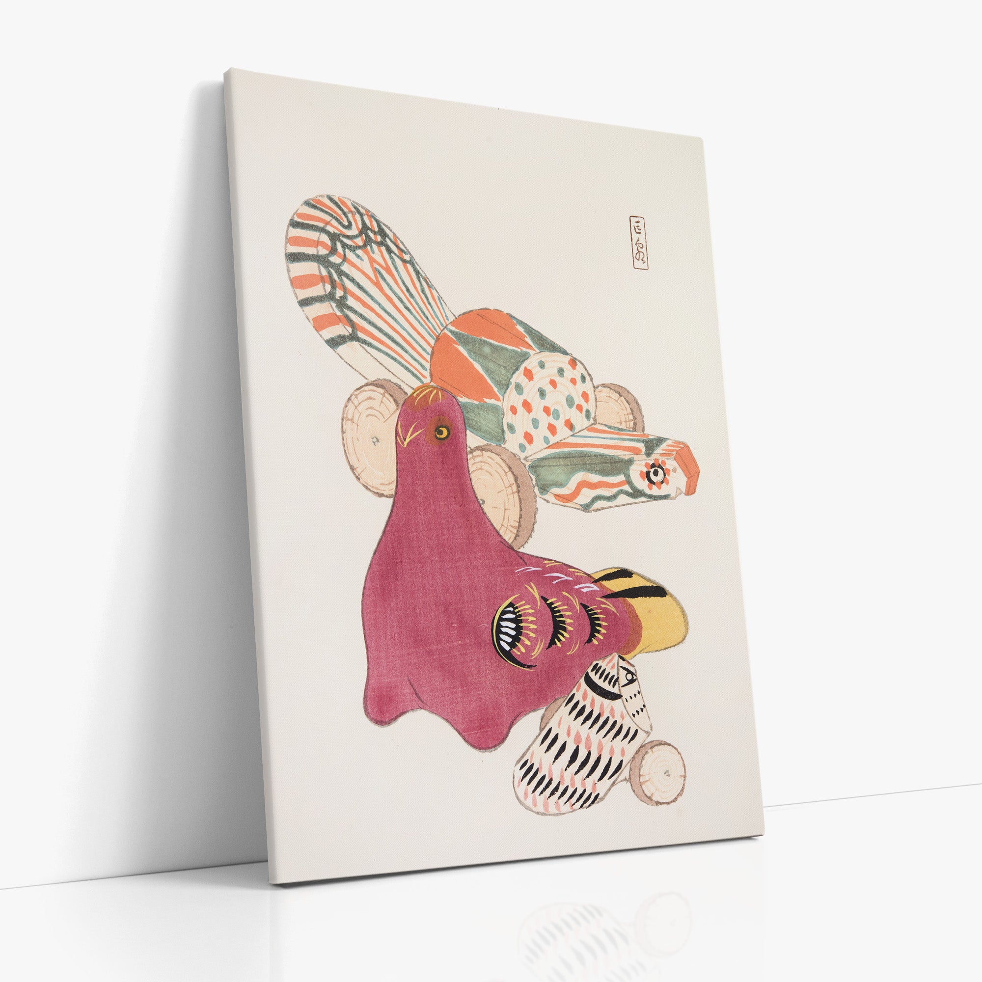 Kyosen’s Collected Illustrations of Japanese Toys Nr. 6 ("Patchwork Bird")