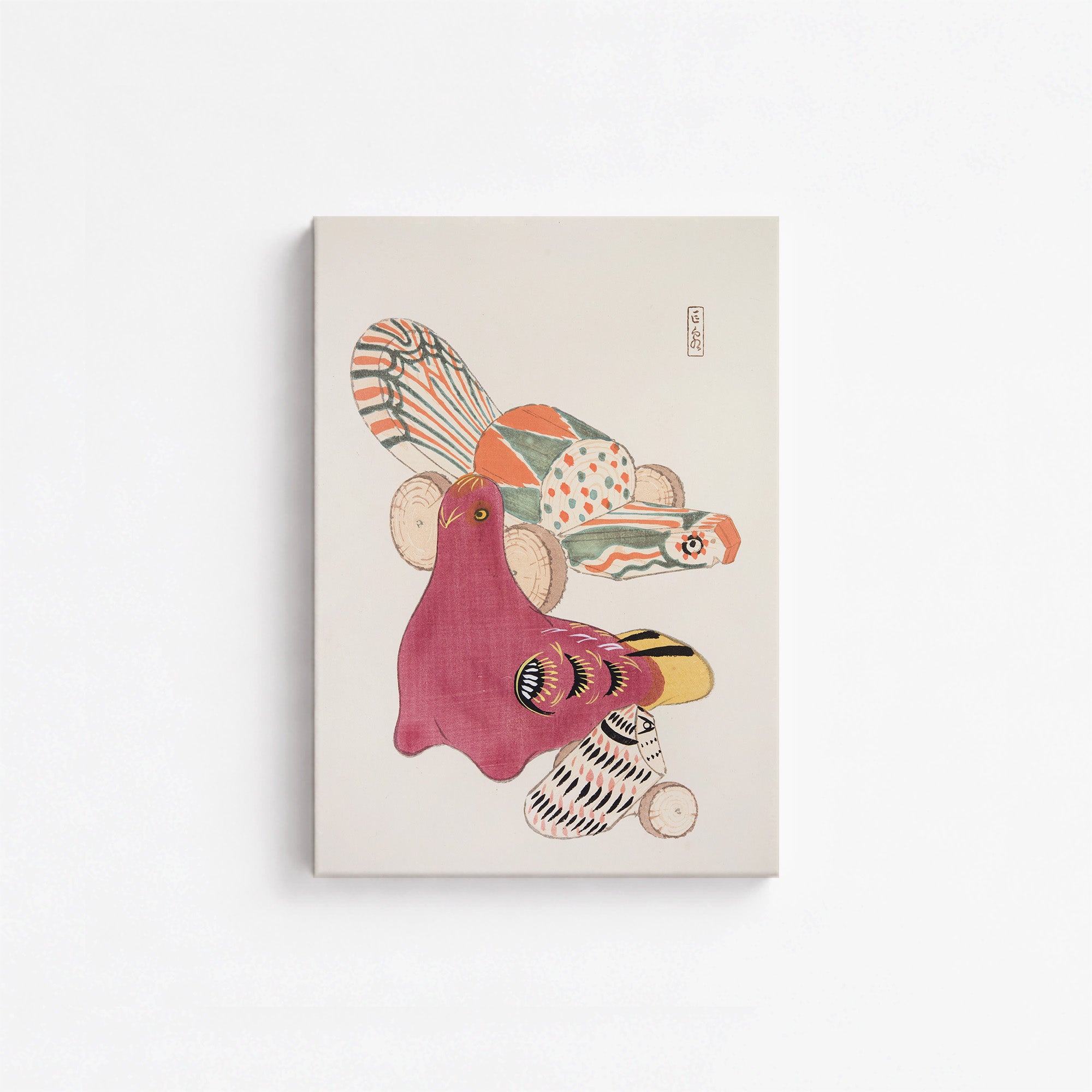 Kyosen’s Collected Illustrations of Japanese Toys Nr. 6 ("Patchwork Bird")