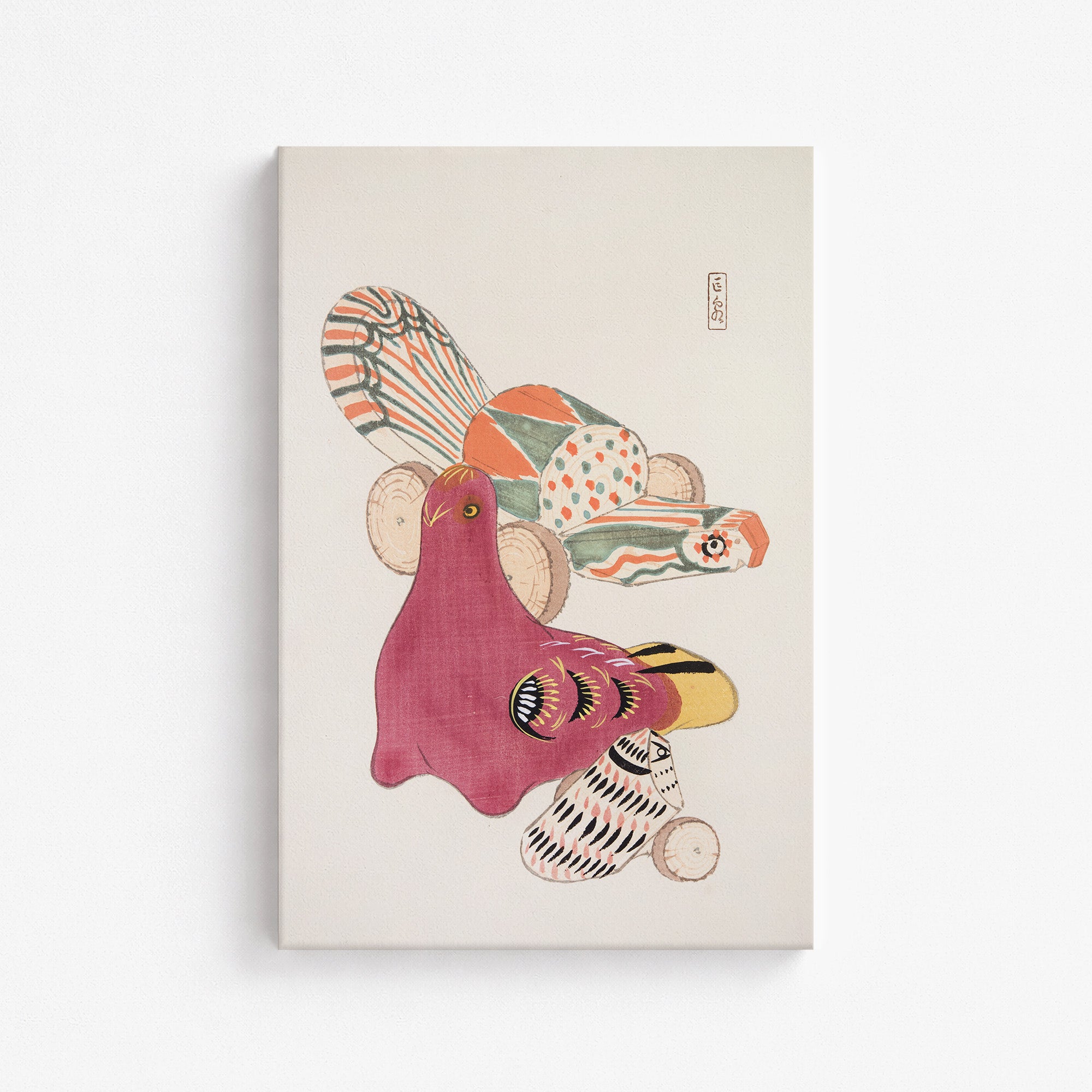 Kyosen’s Collected Illustrations of Japanese Toys Nr. 6 ("Patchwork Bird")