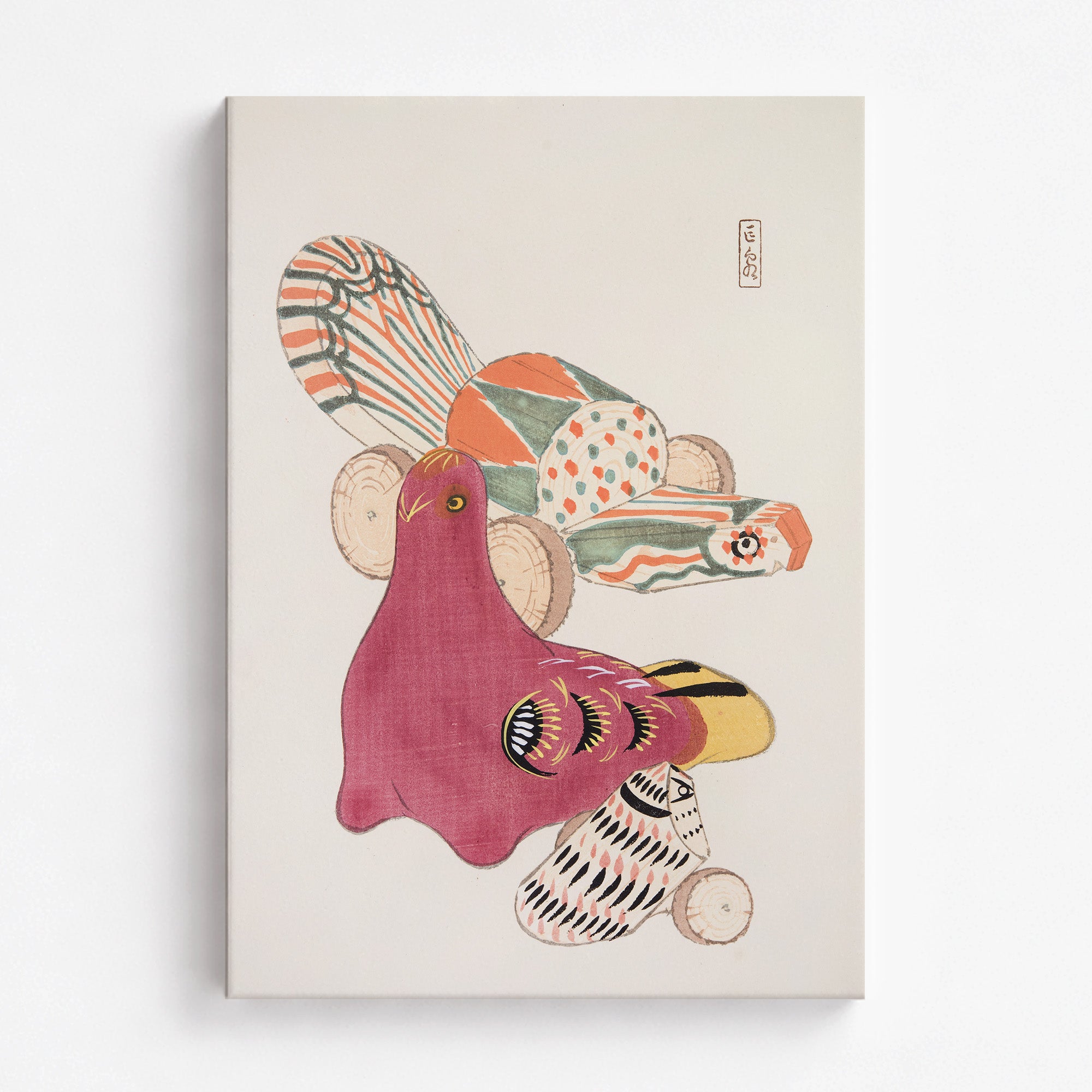 Kyosen’s Collected Illustrations of Japanese Toys Nr. 6 ("Patchwork Bird")