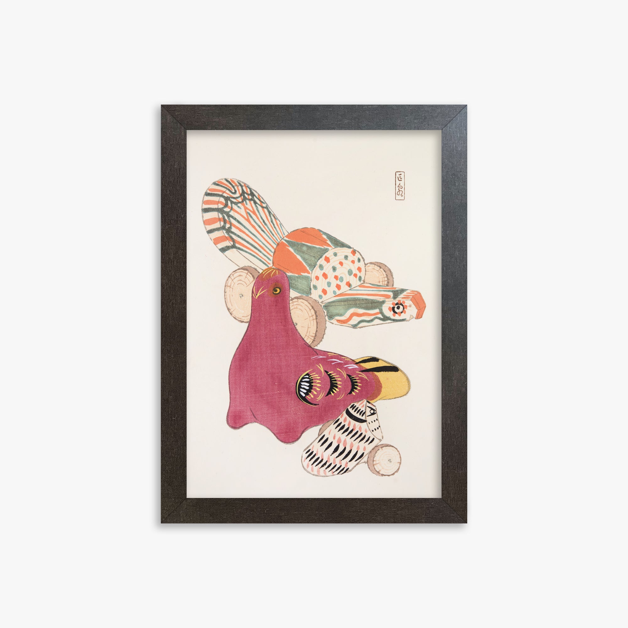 Kyosen's Collected Illustrations of Japanese Toys Nr. 6 ("Patchwork Bird")