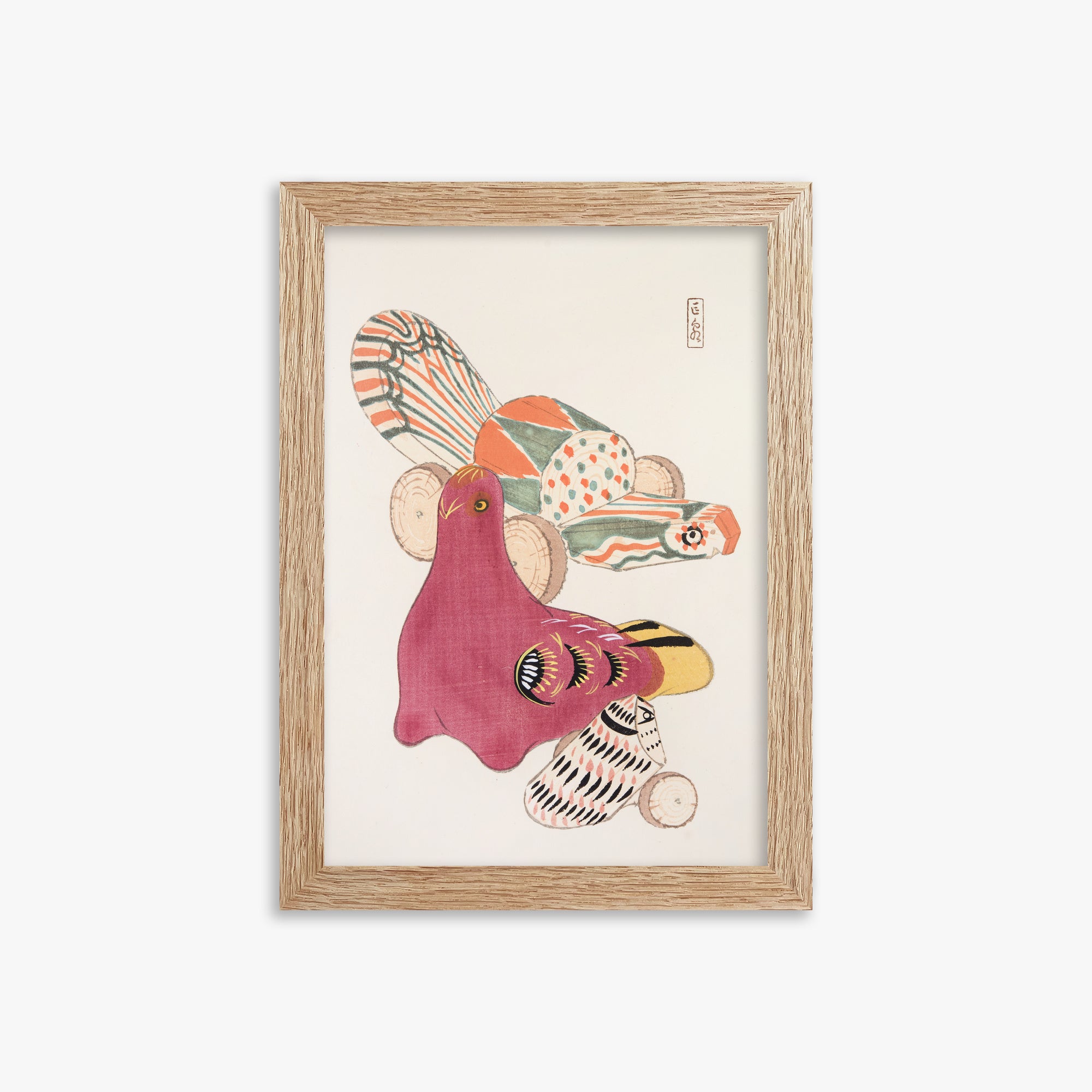 Kyosen's Collected Illustrations of Japanese Toys Nr. 6 ("Patchwork Bird")