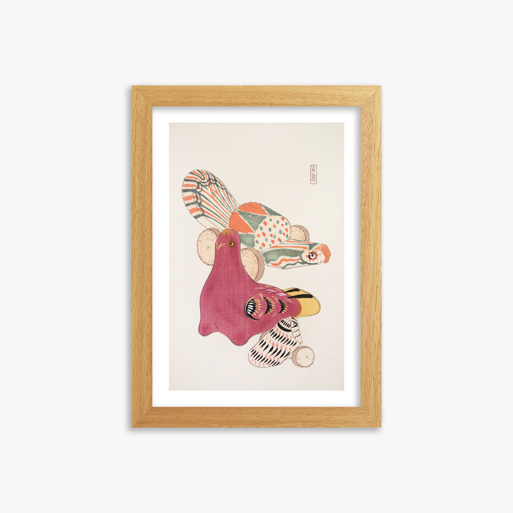 Kyosen's Collected Illustrations of Japanese Toys Nr. 6 ("Patchwork Bird")