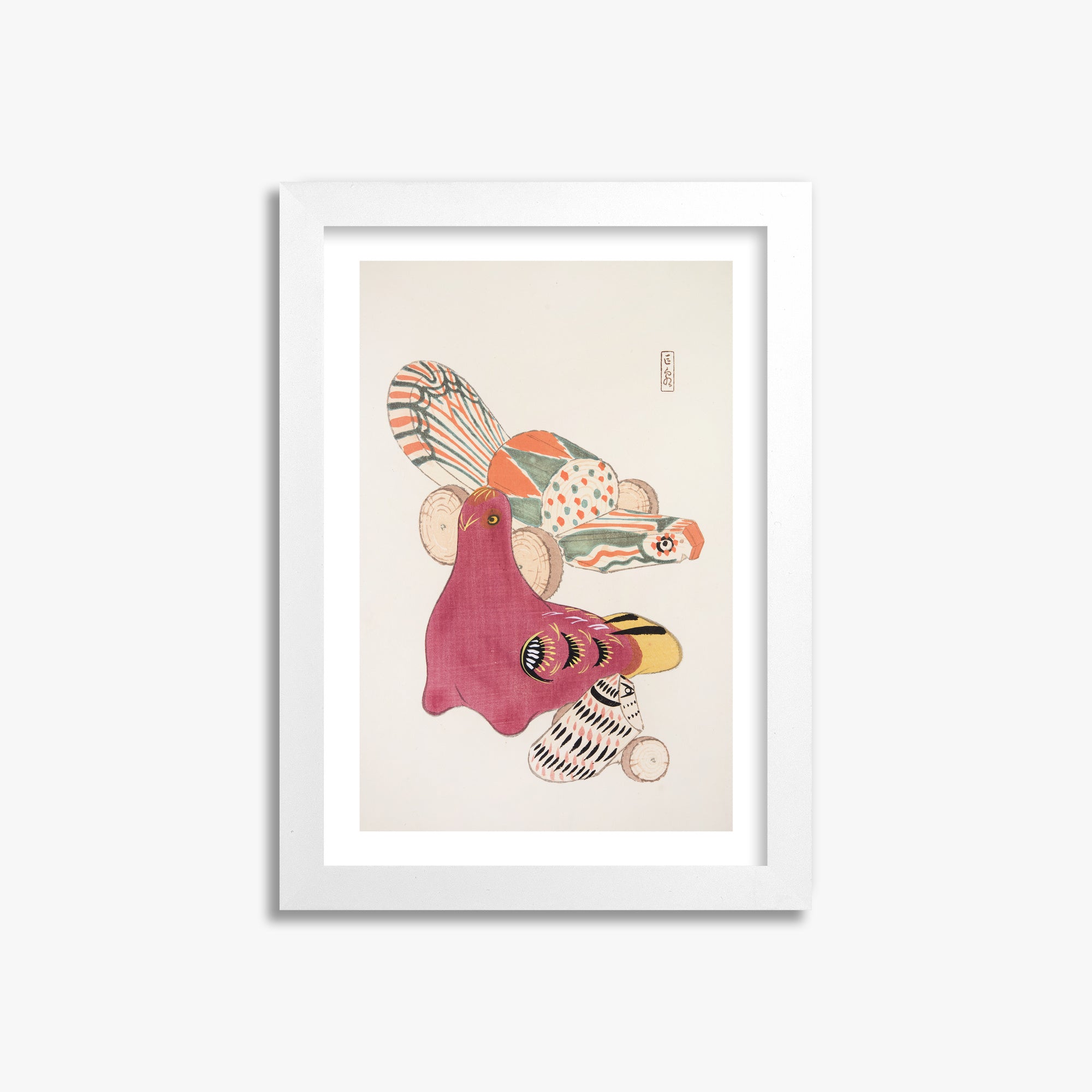Kyosen's Collected Illustrations of Japanese Toys Nr. 6 ("Patchwork Bird")
