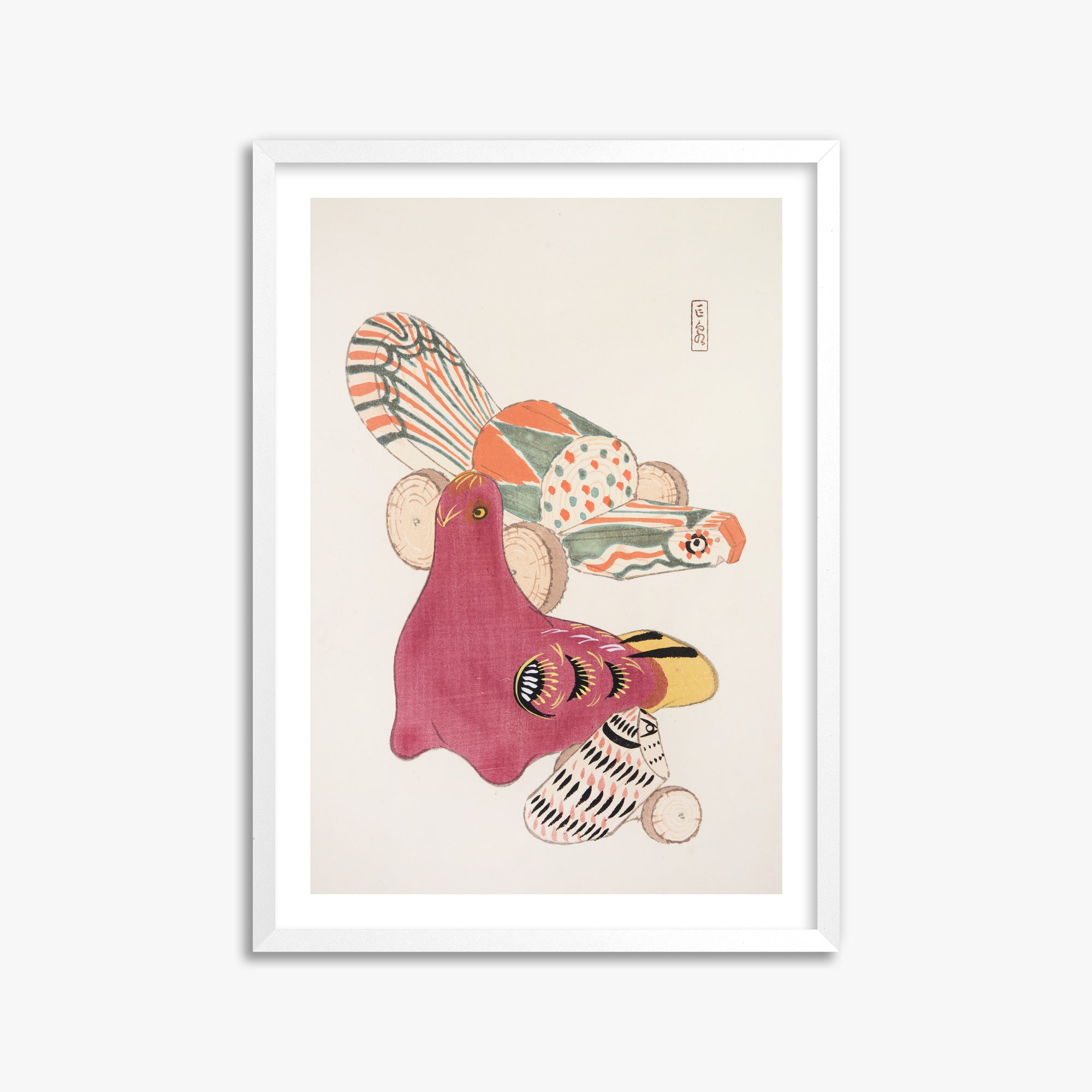 Kyosen's Collected Illustrations of Japanese Toys Nr. 6 ("Patchwork Bird")