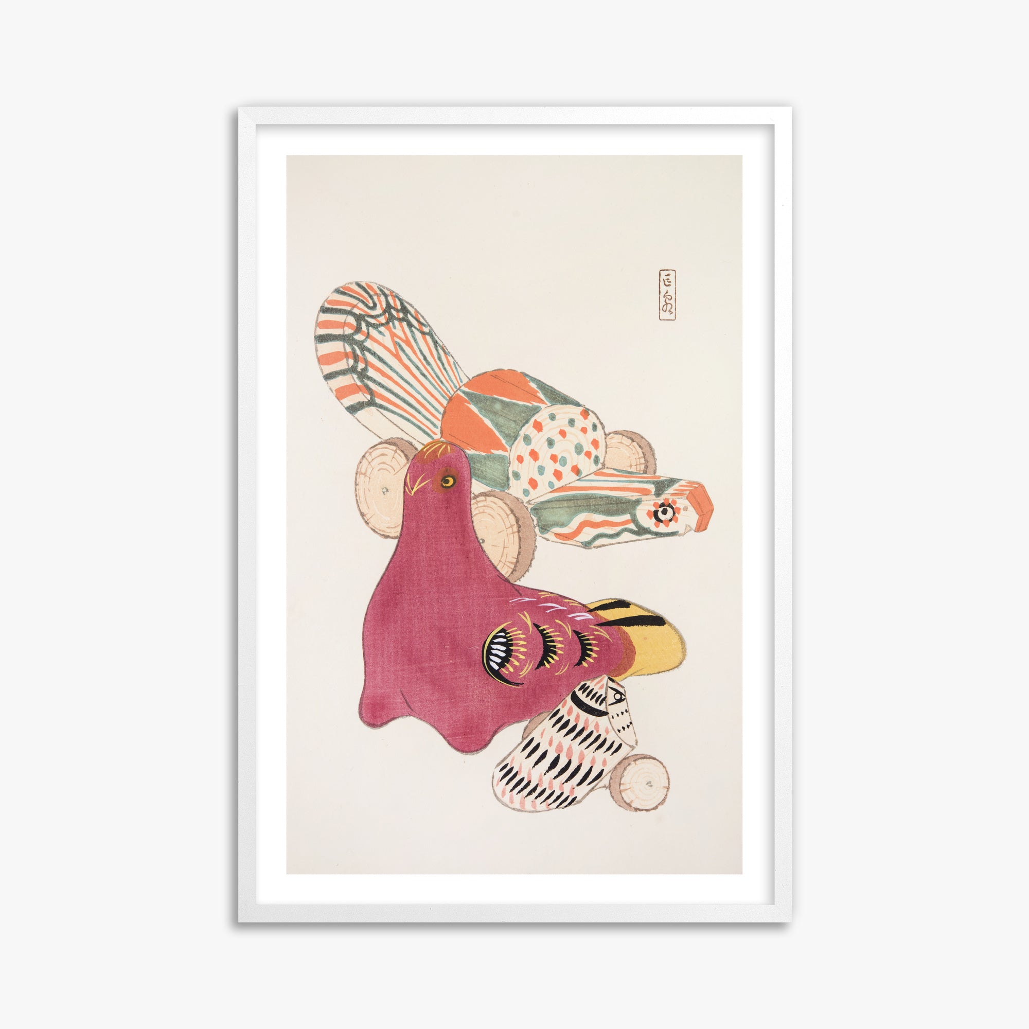 Kyosen's Collected Illustrations of Japanese Toys Nr. 6 ("Patchwork Bird")
