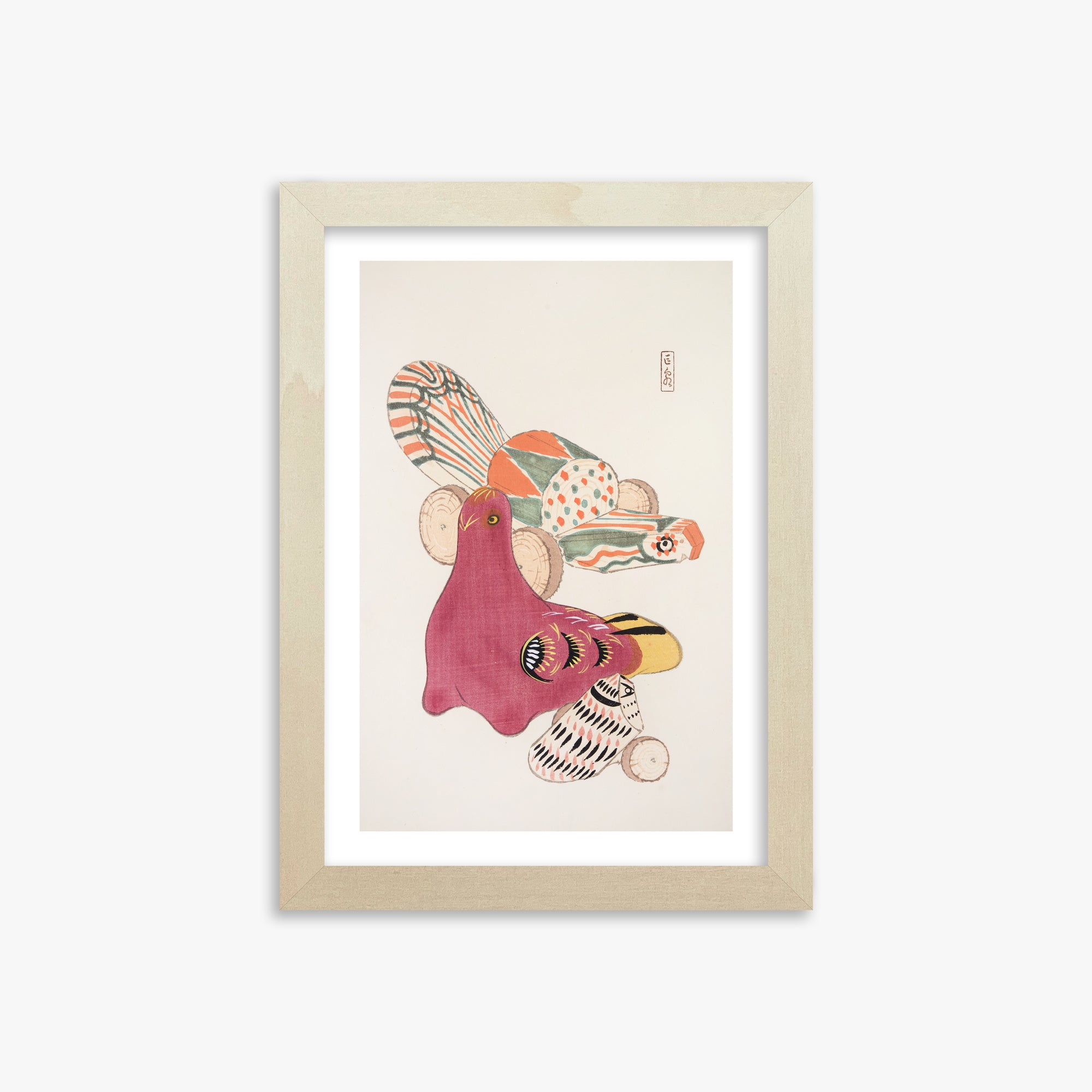 Kyosen's Collected Illustrations of Japanese Toys Nr. 6 ("Patchwork Bird")