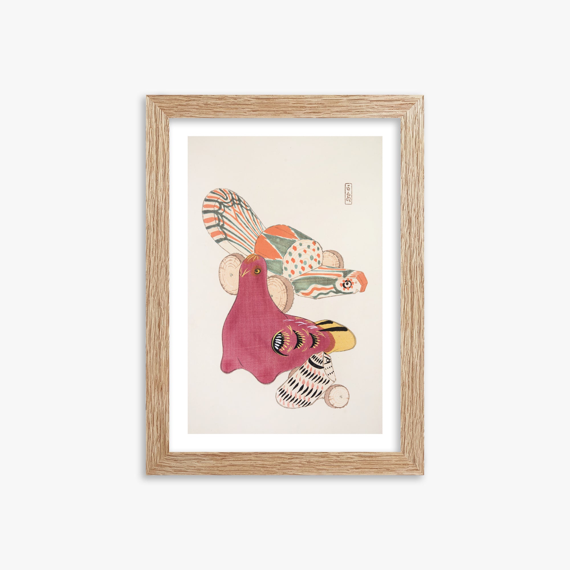 Kyosen's Collected Illustrations of Japanese Toys Nr. 6 ("Patchwork Bird")