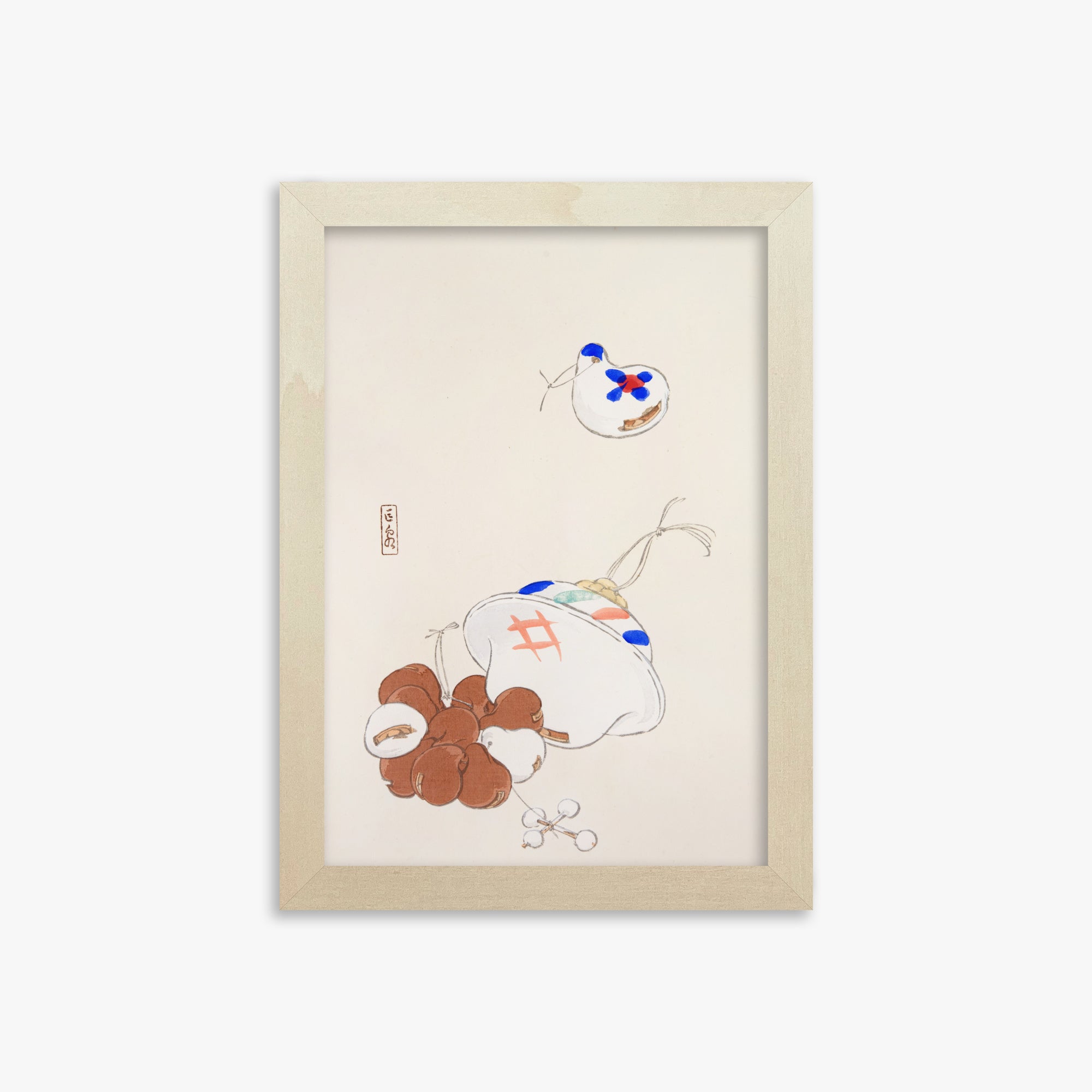 Illustrazioni raccolte di Kyosen di giocattoli giapponesi n. 8 ("Tesori del giardino zen")