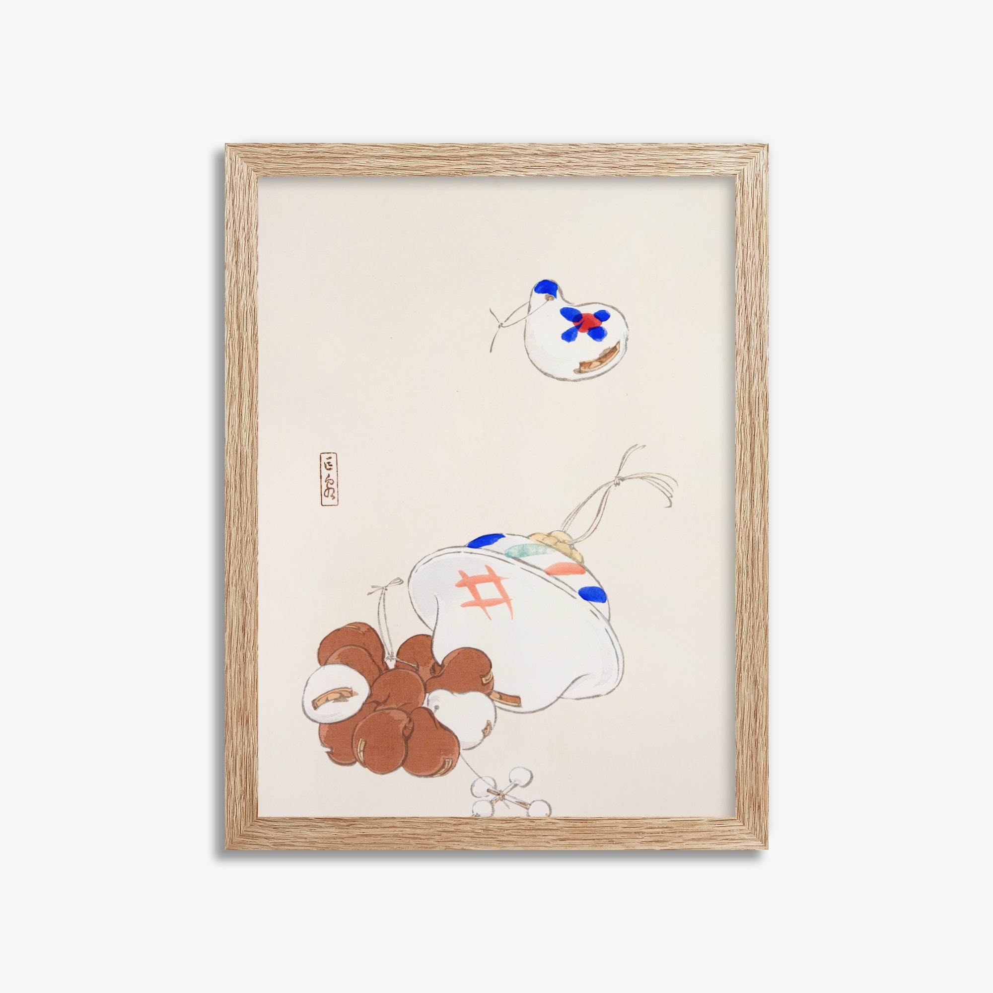 Illustrazioni raccolte di Kyosen di giocattoli giapponesi n. 8 ("Tesori del giardino zen")