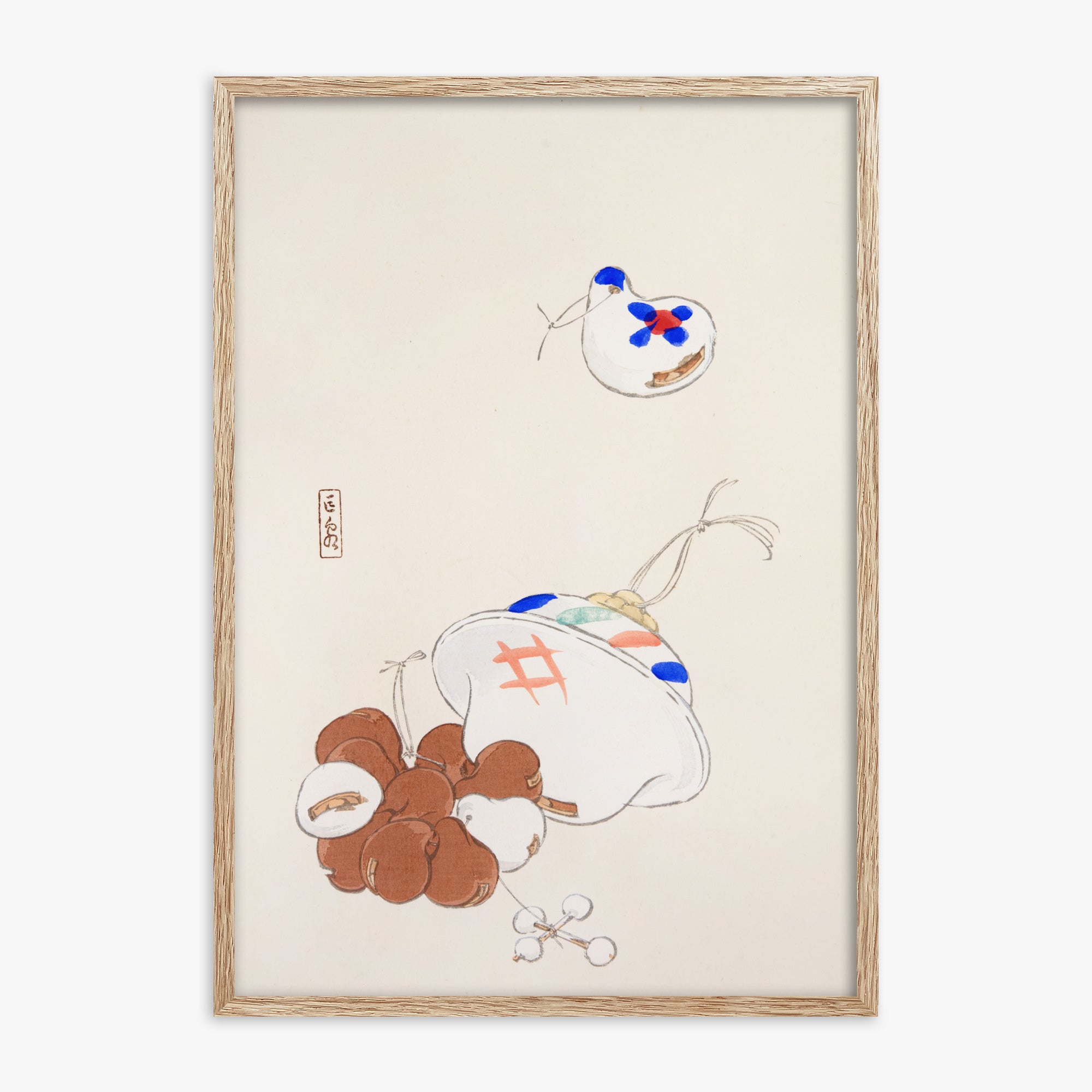 Illustrazioni raccolte di Kyosen di giocattoli giapponesi n. 8 ("Tesori del giardino zen")