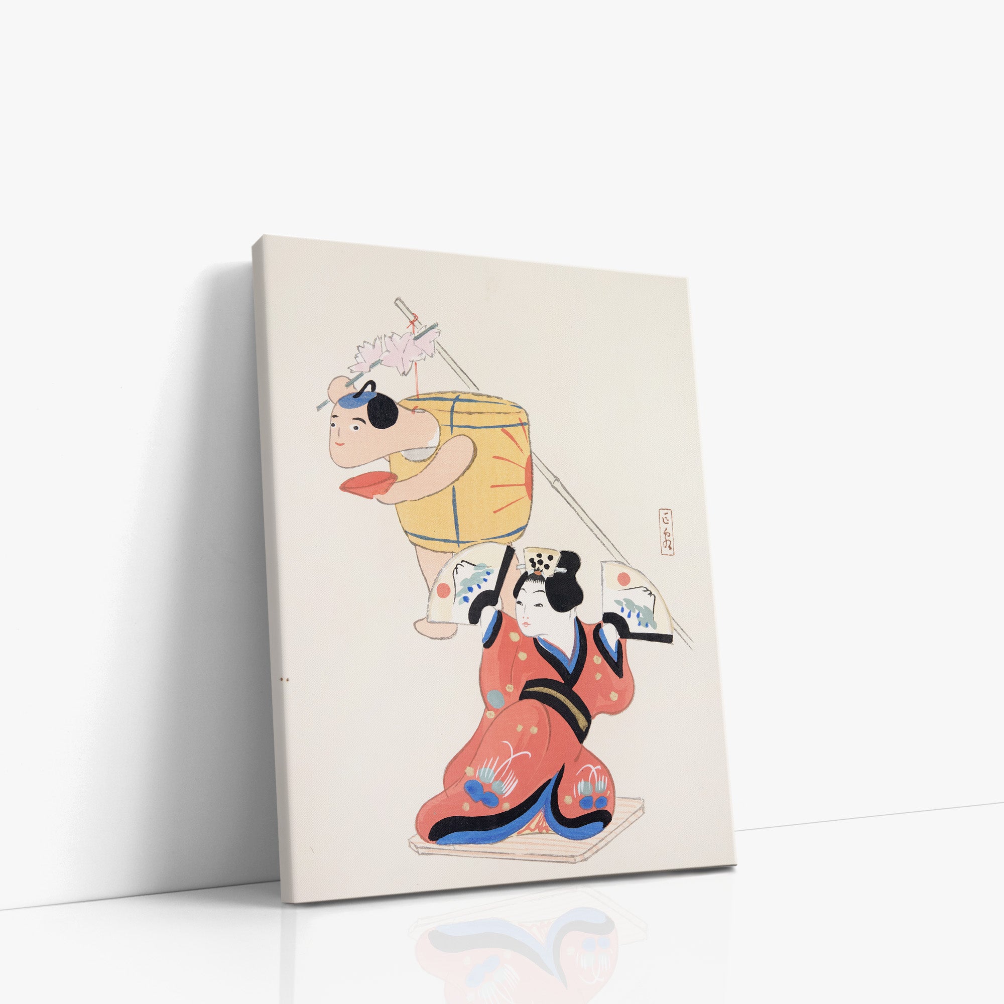Kyosen's Collected Illustrations of Japanese Toys Nr. 10 ("Festival Dancers")