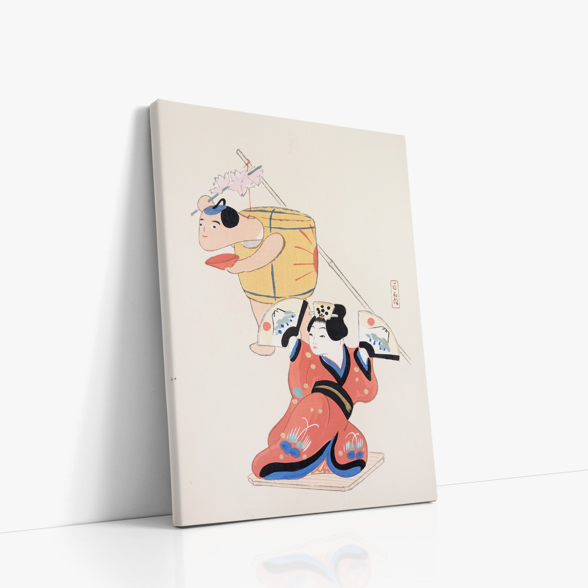 Kyosen's Collected Illustrations of Japanese Toys Nr. 10 ("Festival Dancers")