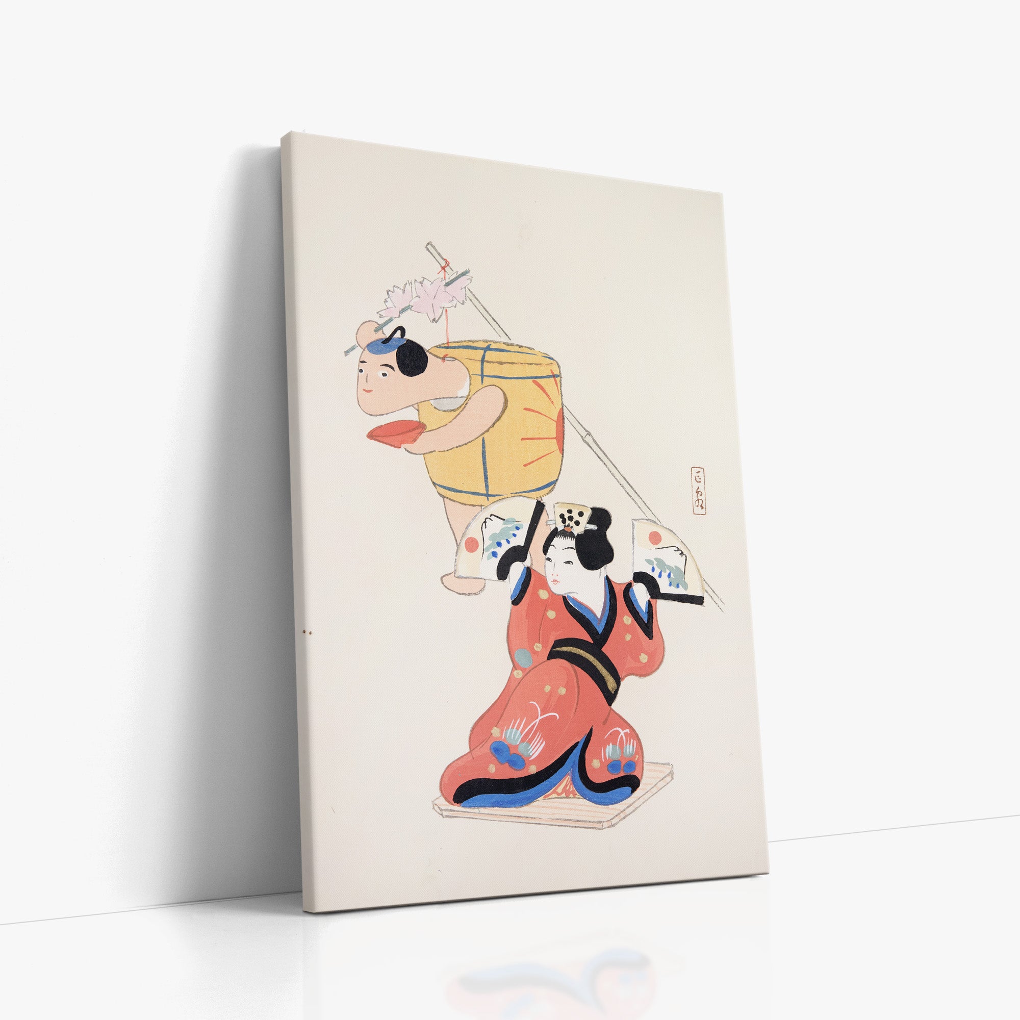 Kyosen's Collected Illustrations of Japanese Toys Nr. 10 ("Festival Dancers")